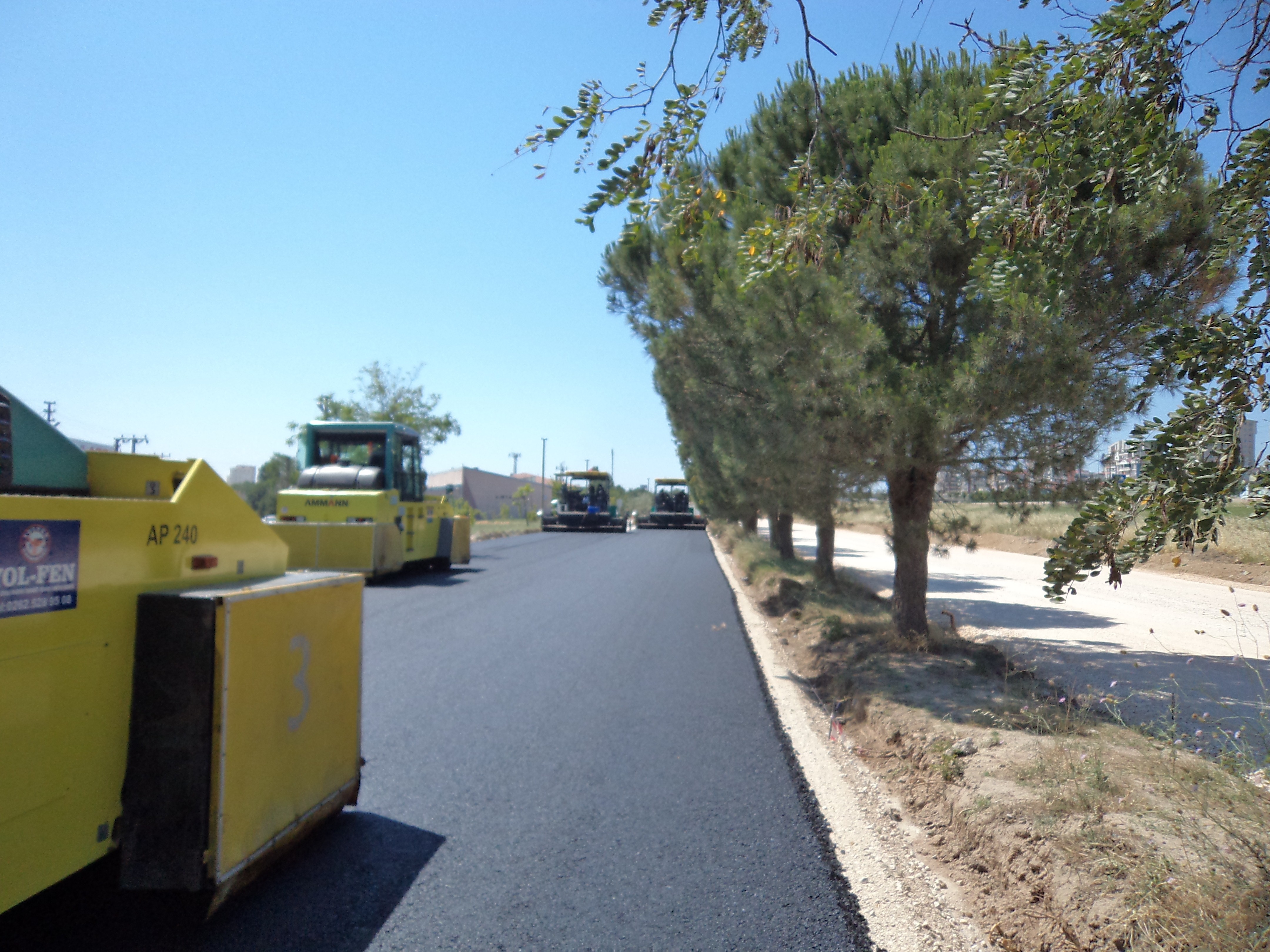 Yeni Sanayi Kooperatifinin Yollar Asfaltlanyor