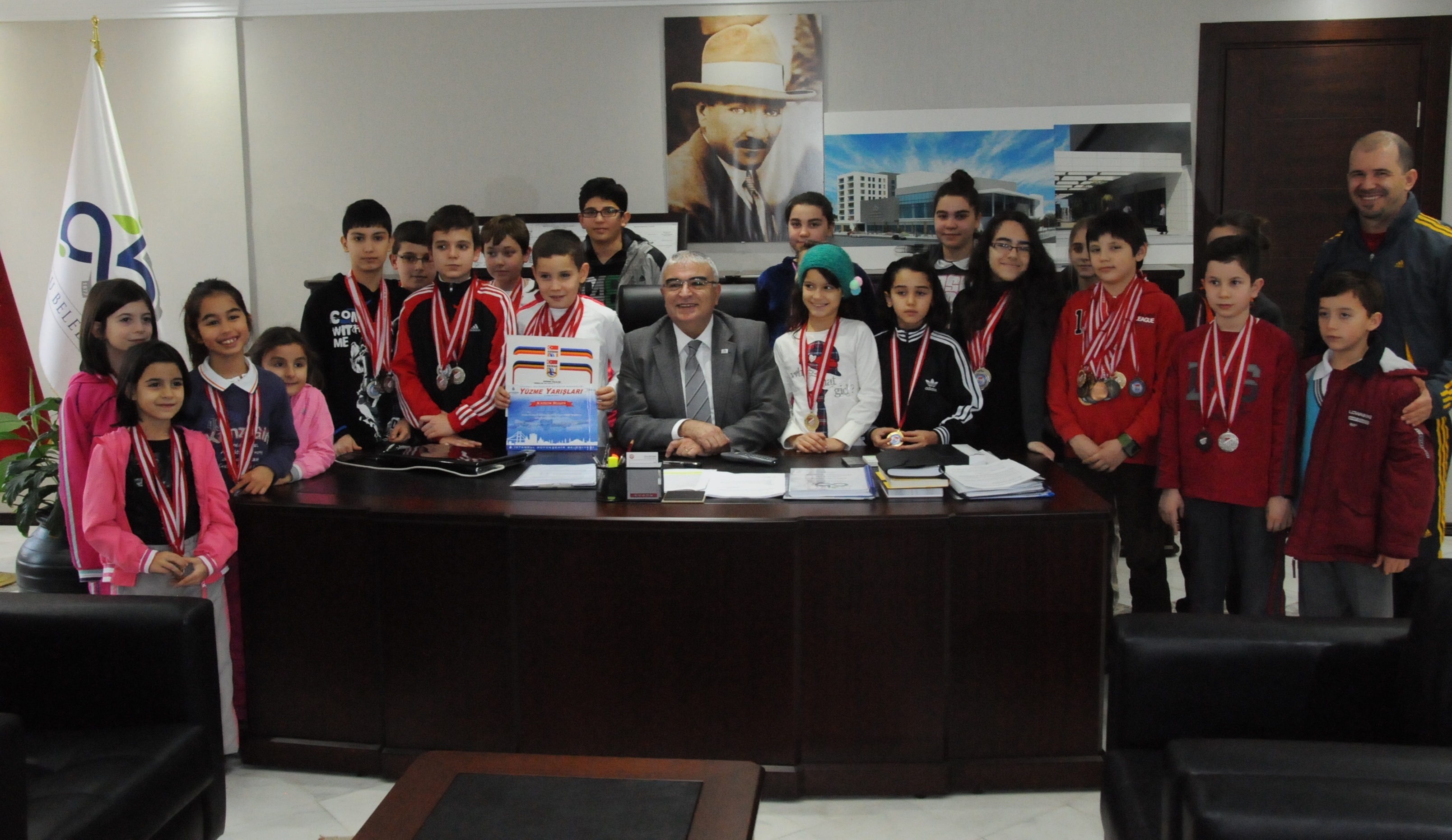 Y�zme Kul�b�nden Ba�kan Baysan�a Ziyaret