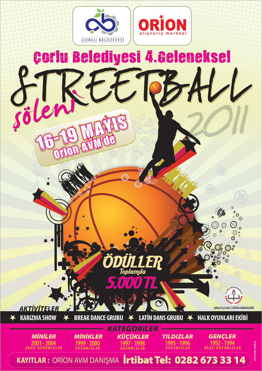 �orlu Belediyesi Streetball �enli�i D�zenliyor