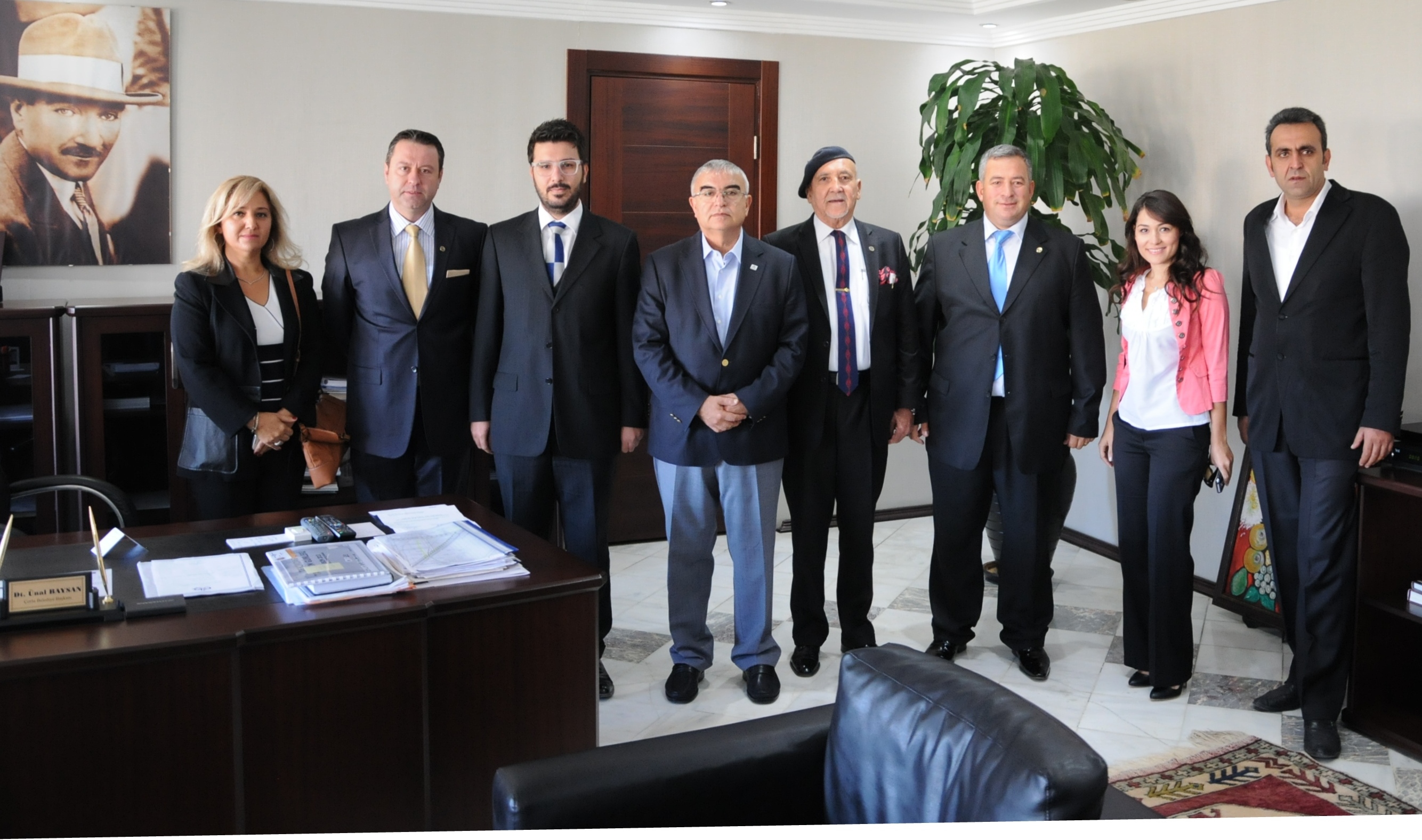 SAD Ynetiminden Bakan Baysana Ziyaret