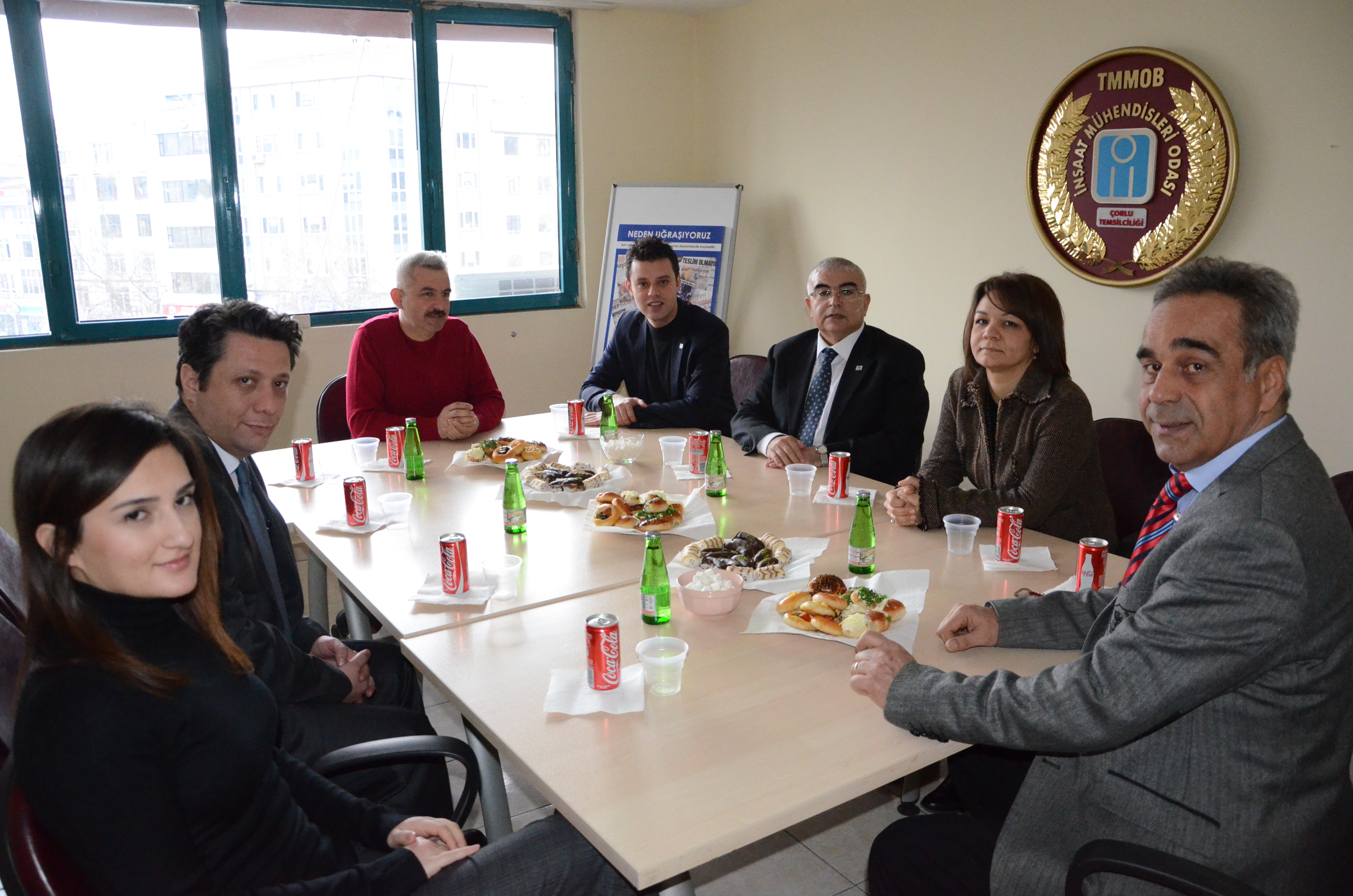 Bakan Baysandan naat Mhendisleri Odasna Ziyaret