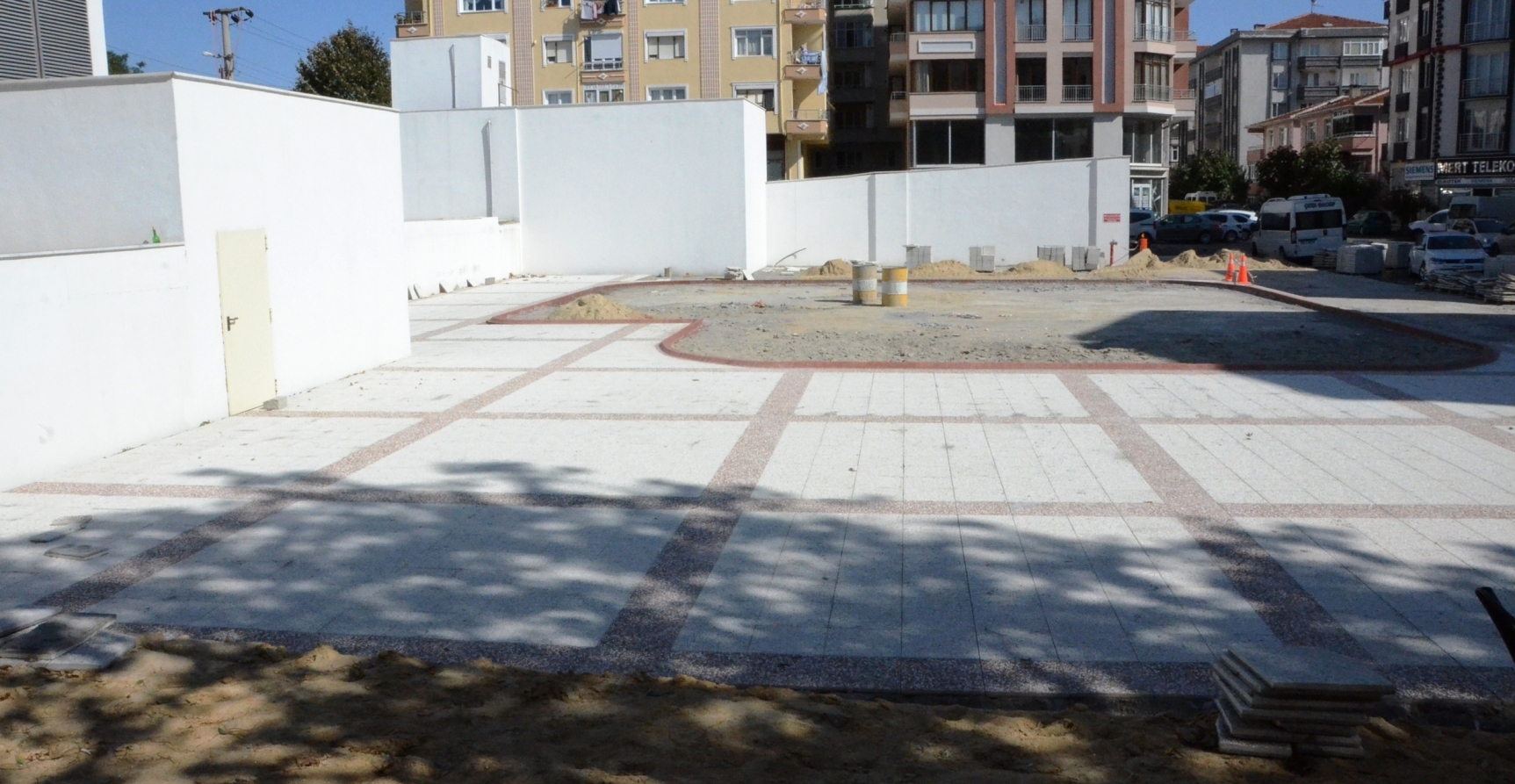 Santral Kav�a���nda �evre D�zenleme �al��mas� Devam Ediyor