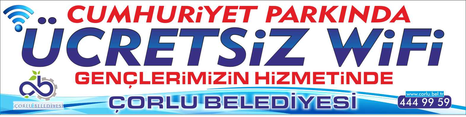 Belediyemizden Cumhuriyet Parknda cretsiz nternet Hizmeti
