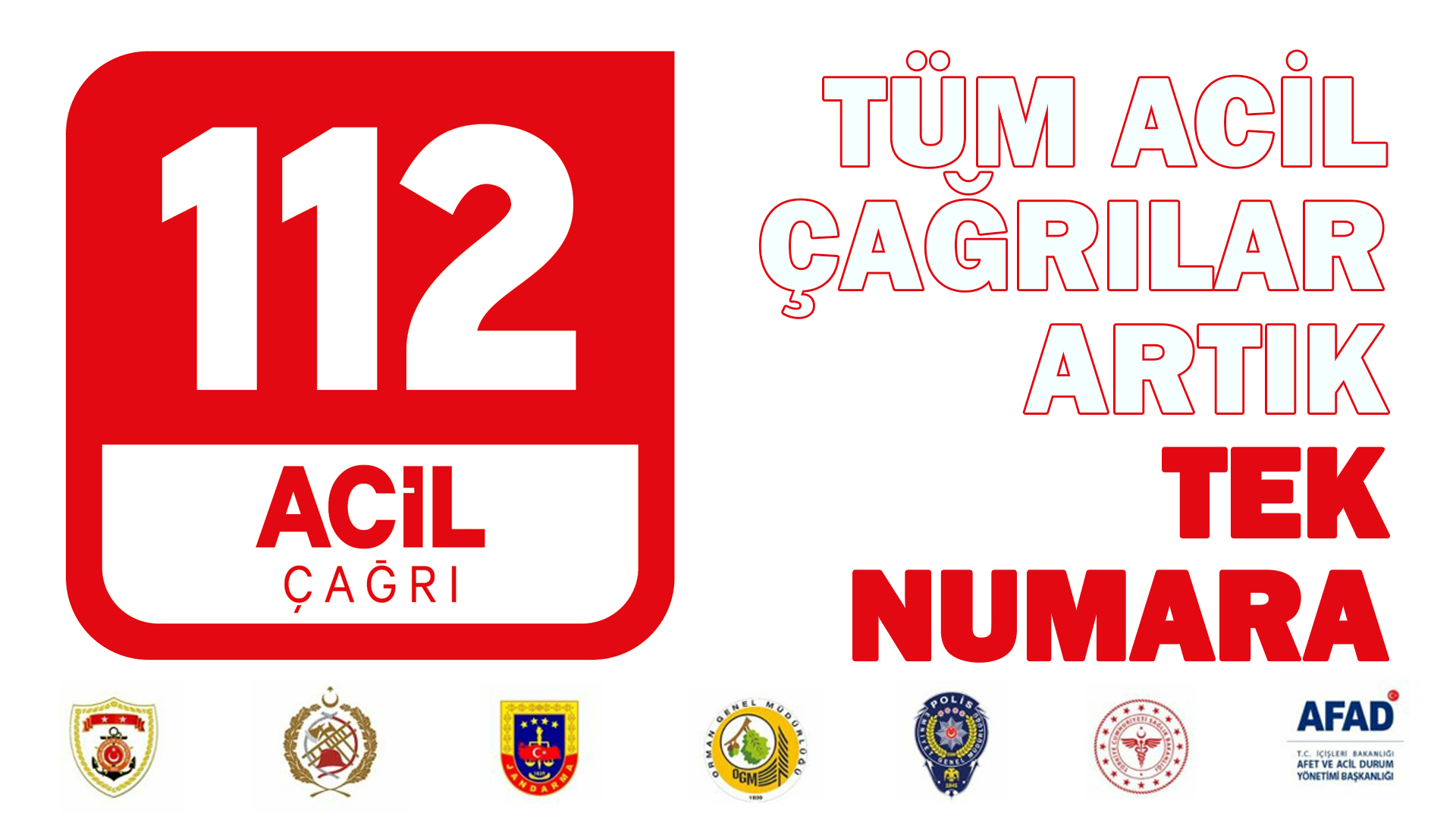 Acil arlar 112de Topland