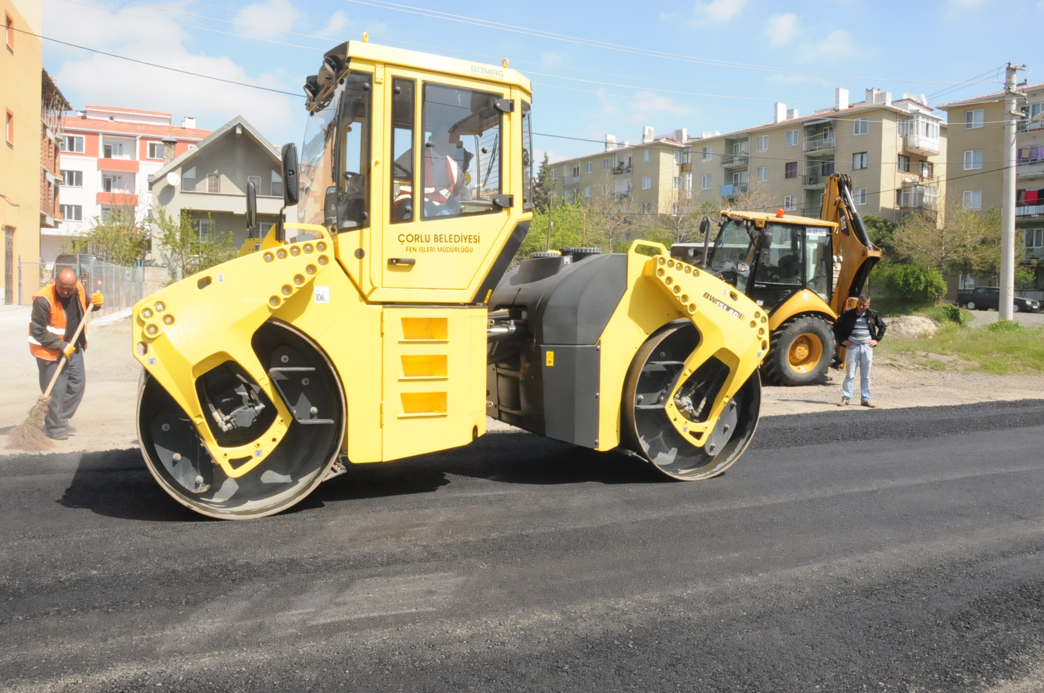 B�lent Ecevit Bulvar��nda Onar�m �al��mas�