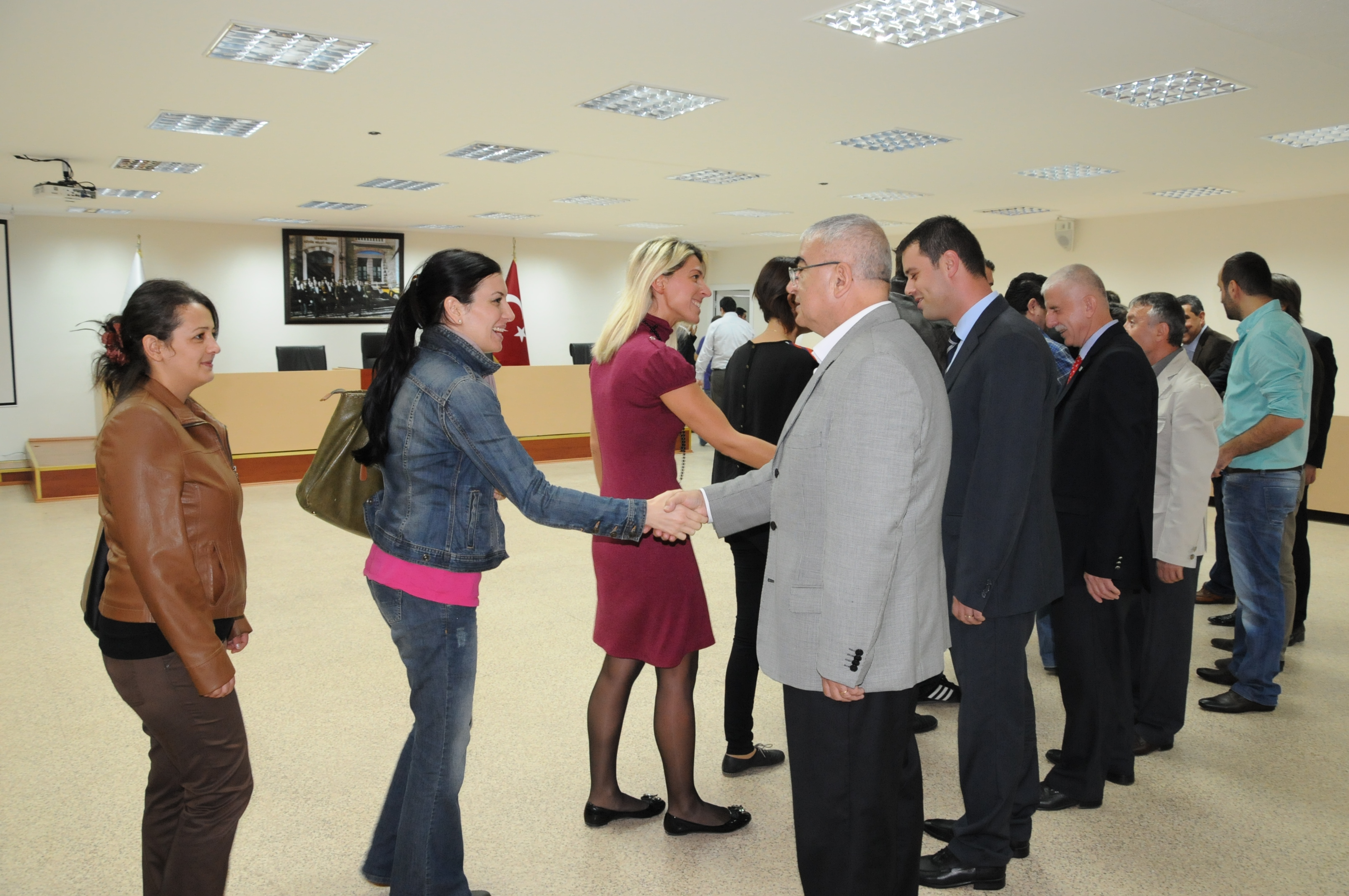 Belediye Y�netimi Personel ile Bayramla�t�