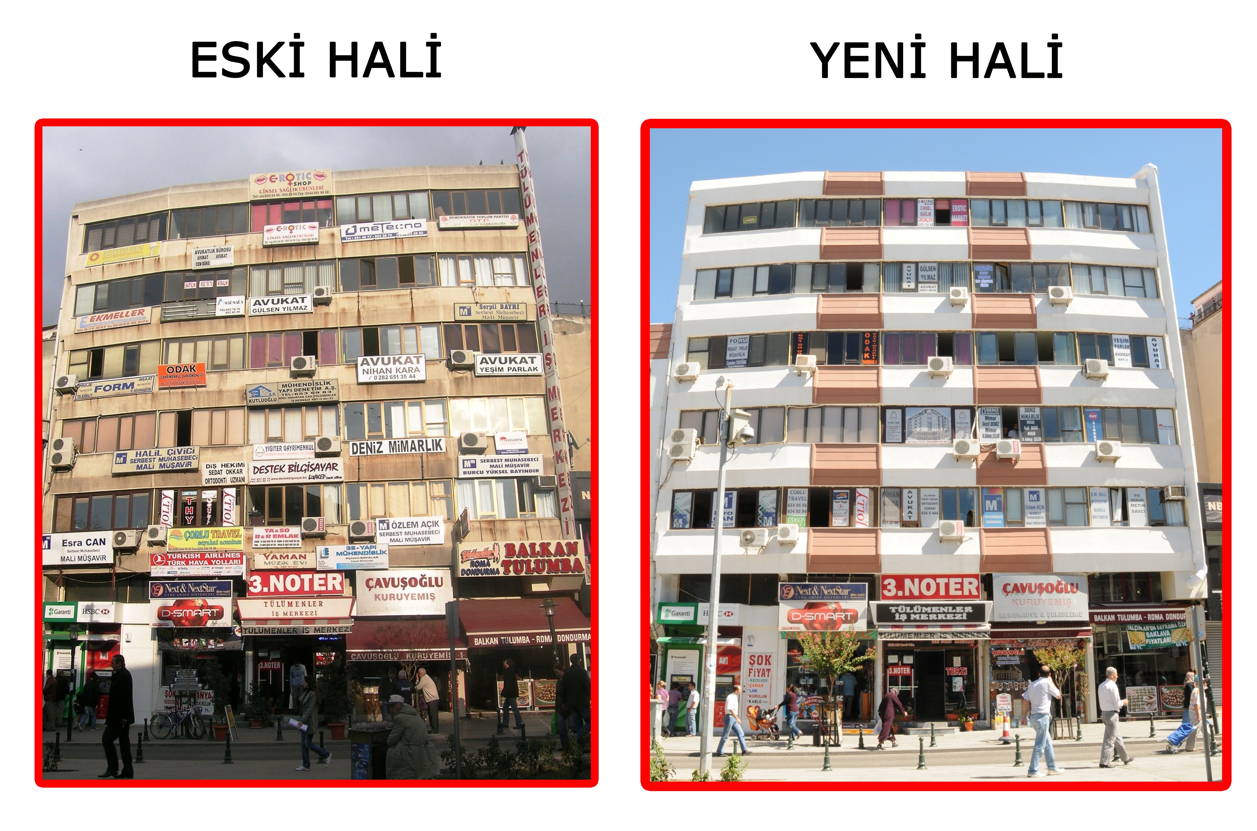 Eski Binalar�n D�� Cepheleri Yenileniyor
