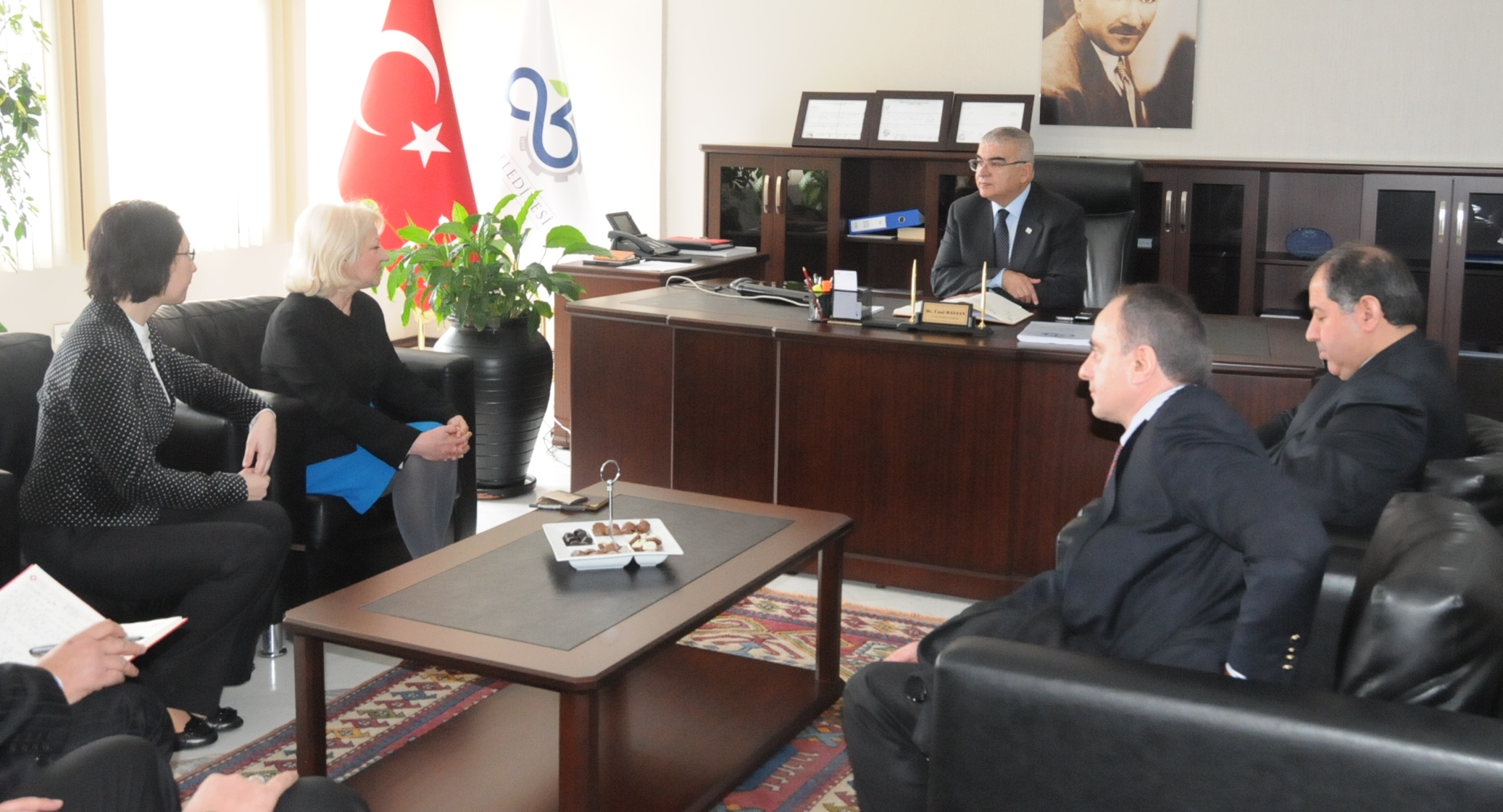 Romanya Ba�konsolosundan Baysan�a Ziyaret