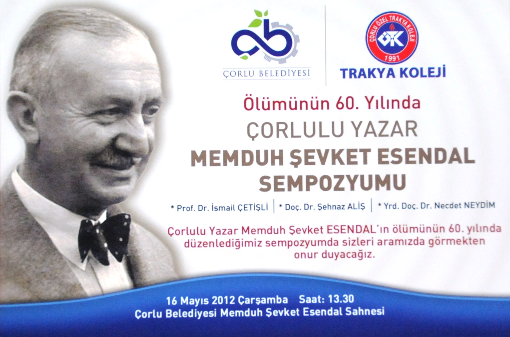 Memduh �evket Esendal Sempozyumu D�zenleniyor