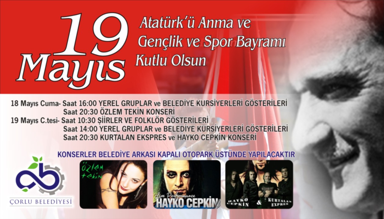 19 May�s�ta Gen�lik Festivali D�zenlenecek