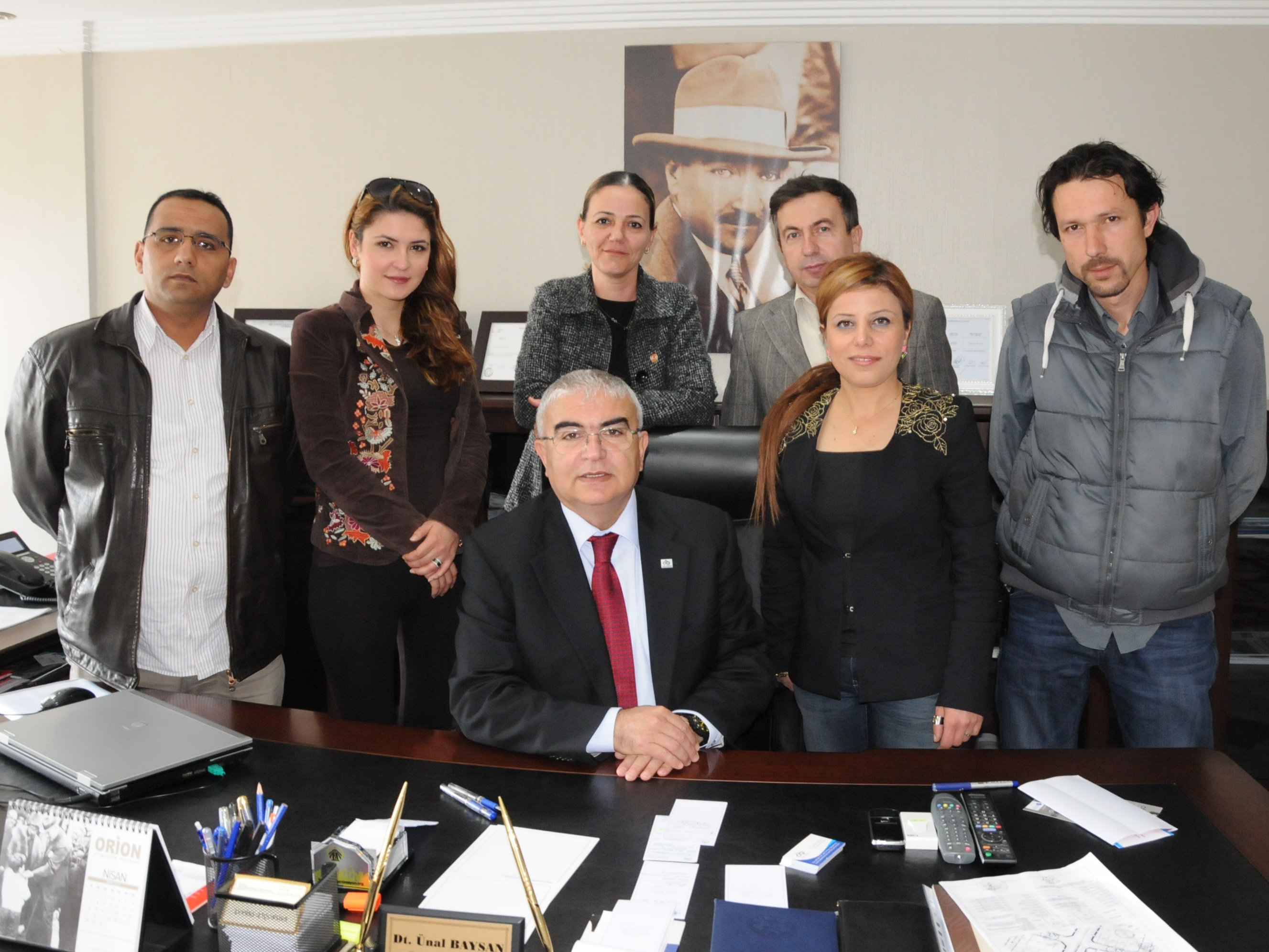 �orlu Medya Mensuplar� Derne�i�nden Baysan�a Tebrik Ziyareti