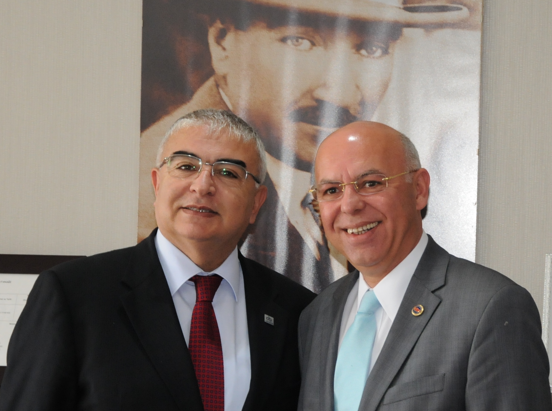 S�leymanpa�a Belediye Ba�kan� E�kinat�tan Baysan�a Tebrik Ziyareti