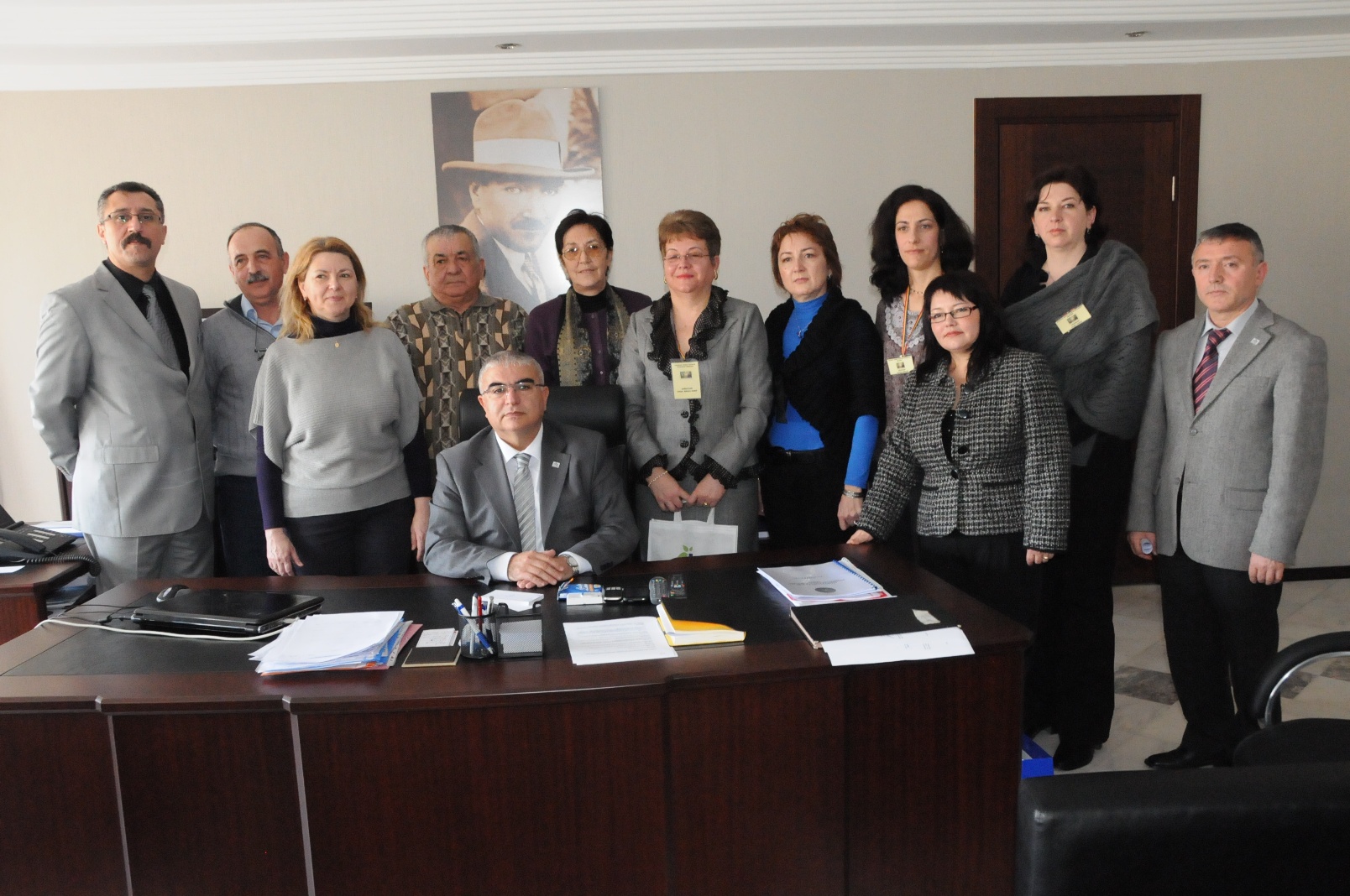 Mecidiyeli E�itimcilerden Belediyemize Ziyaret