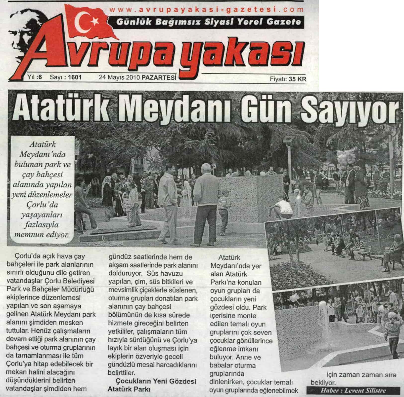Atat�rk Meydan� G�n Say�yor