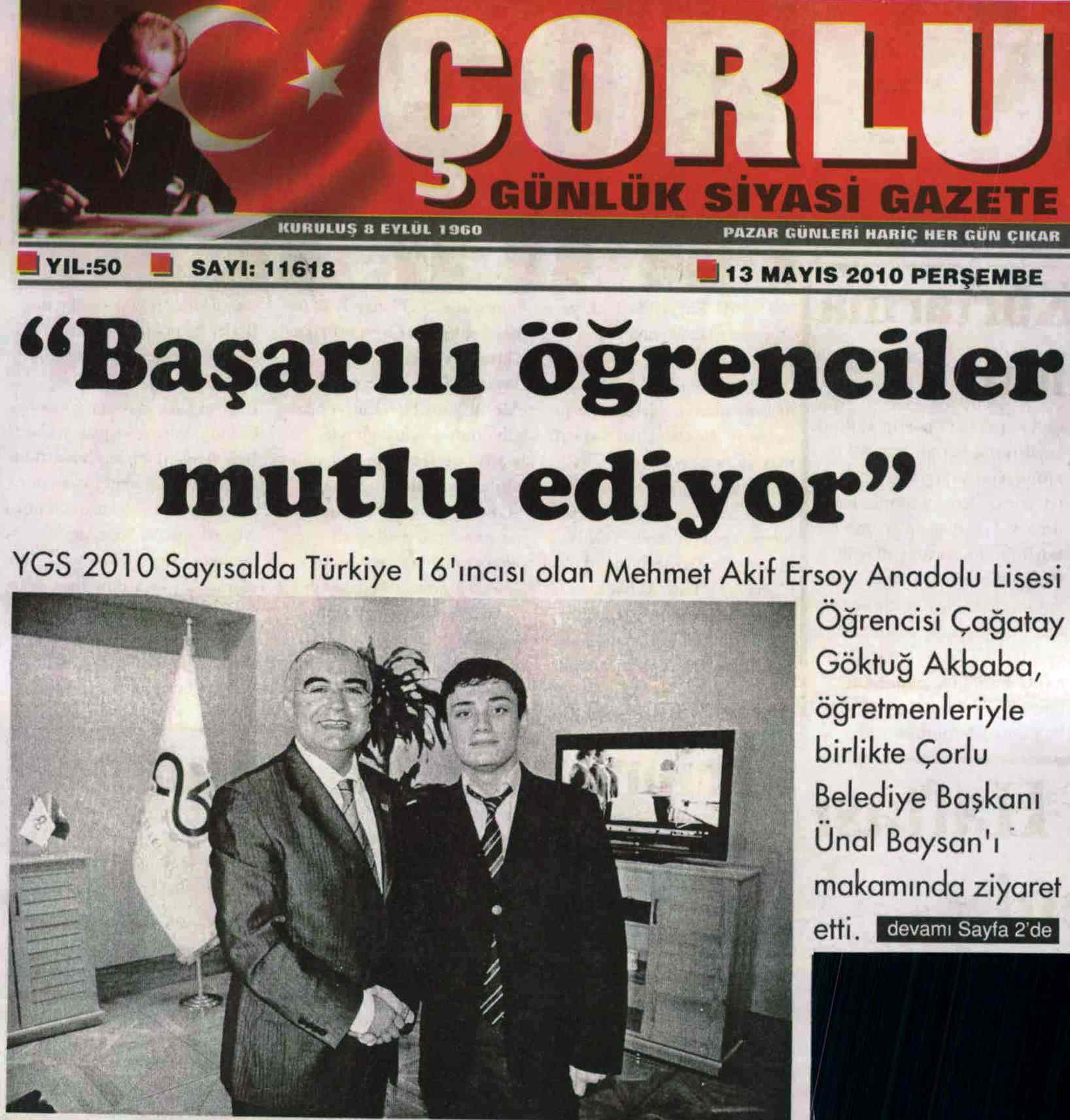 Ba�ar�l� ��renciler Mutlu Ediyor