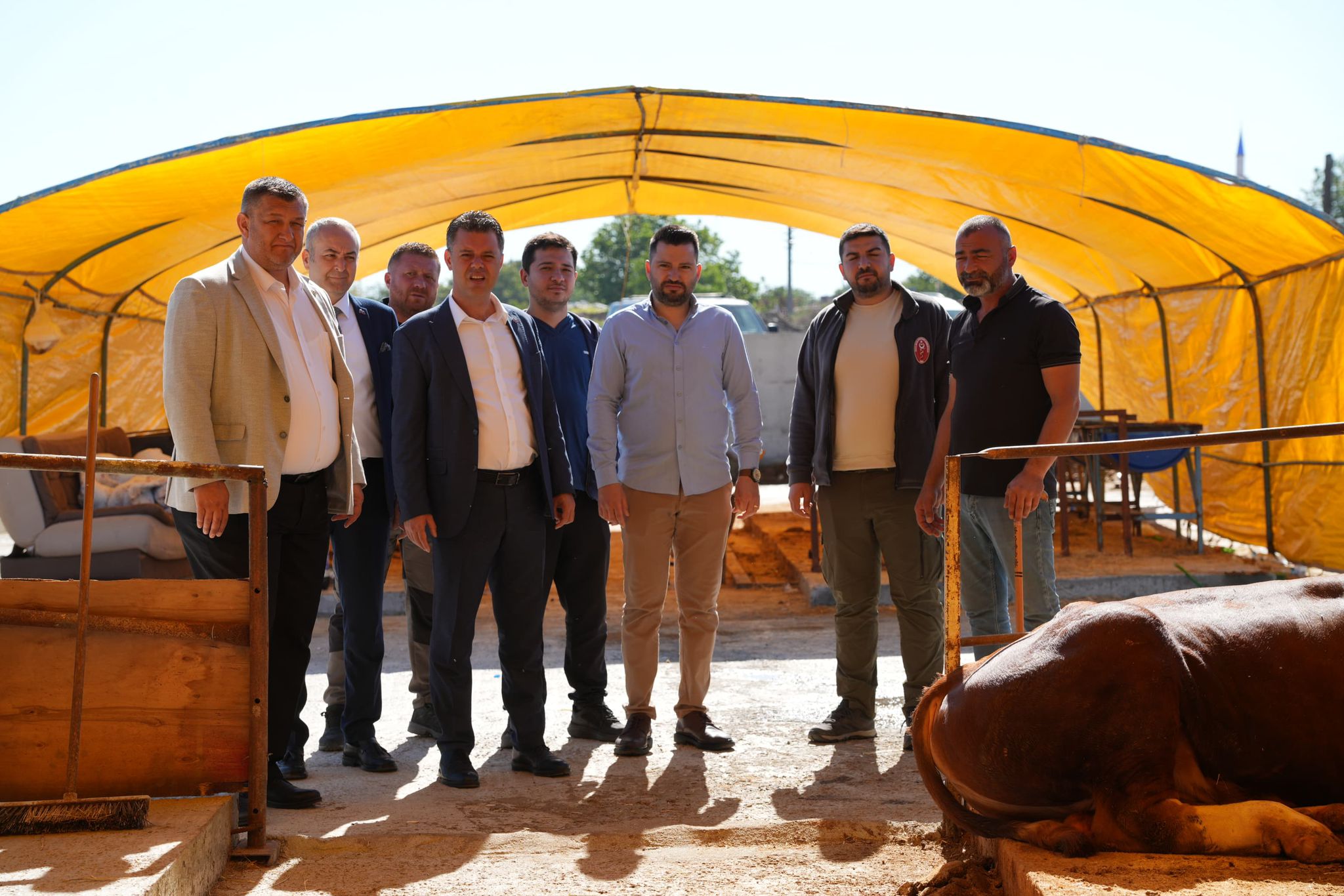 Ba�kan Sar�kurt`tan Kurban Pazar� ve Mezbaha Ziyareti
