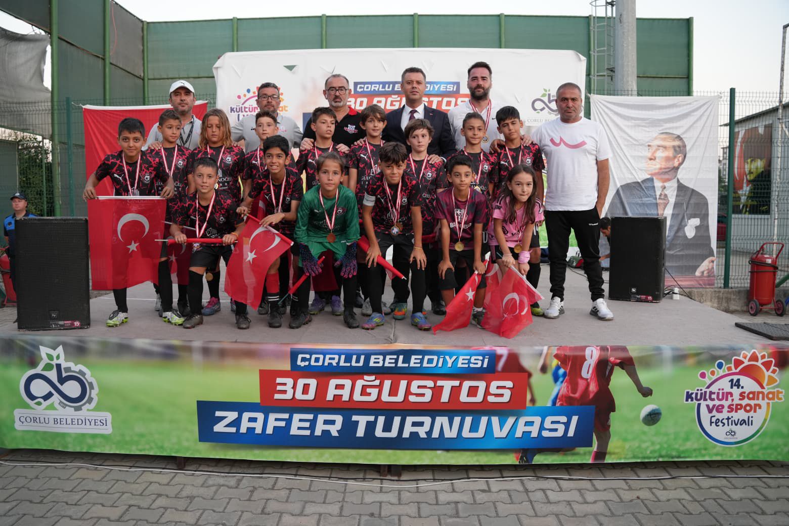 orlu`da Zafer Bayram Cokusu Futbol Turnuvasyla Taland