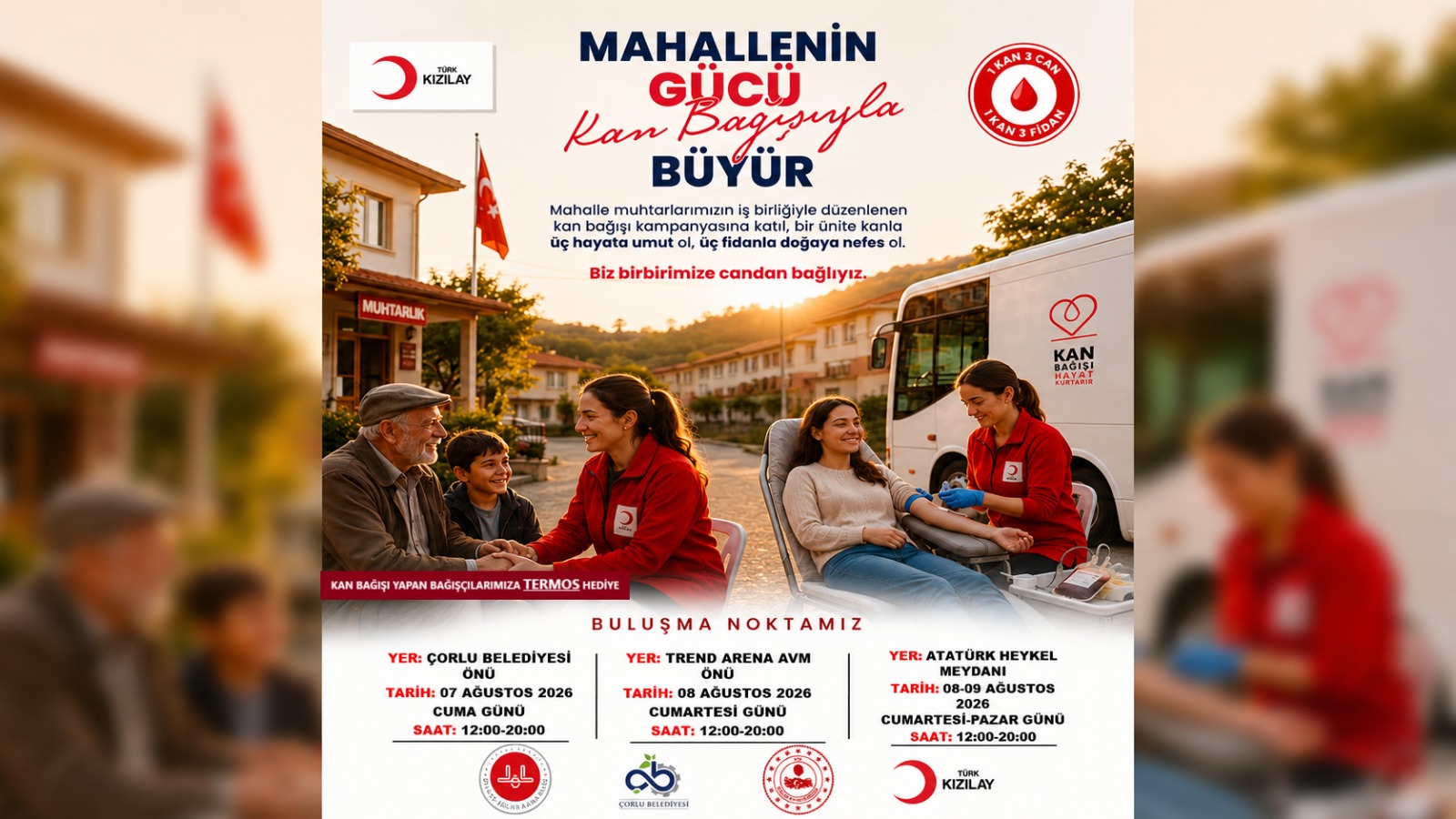 �orlu`da Kan Ba���� Kampanyas� D�zenlenecek