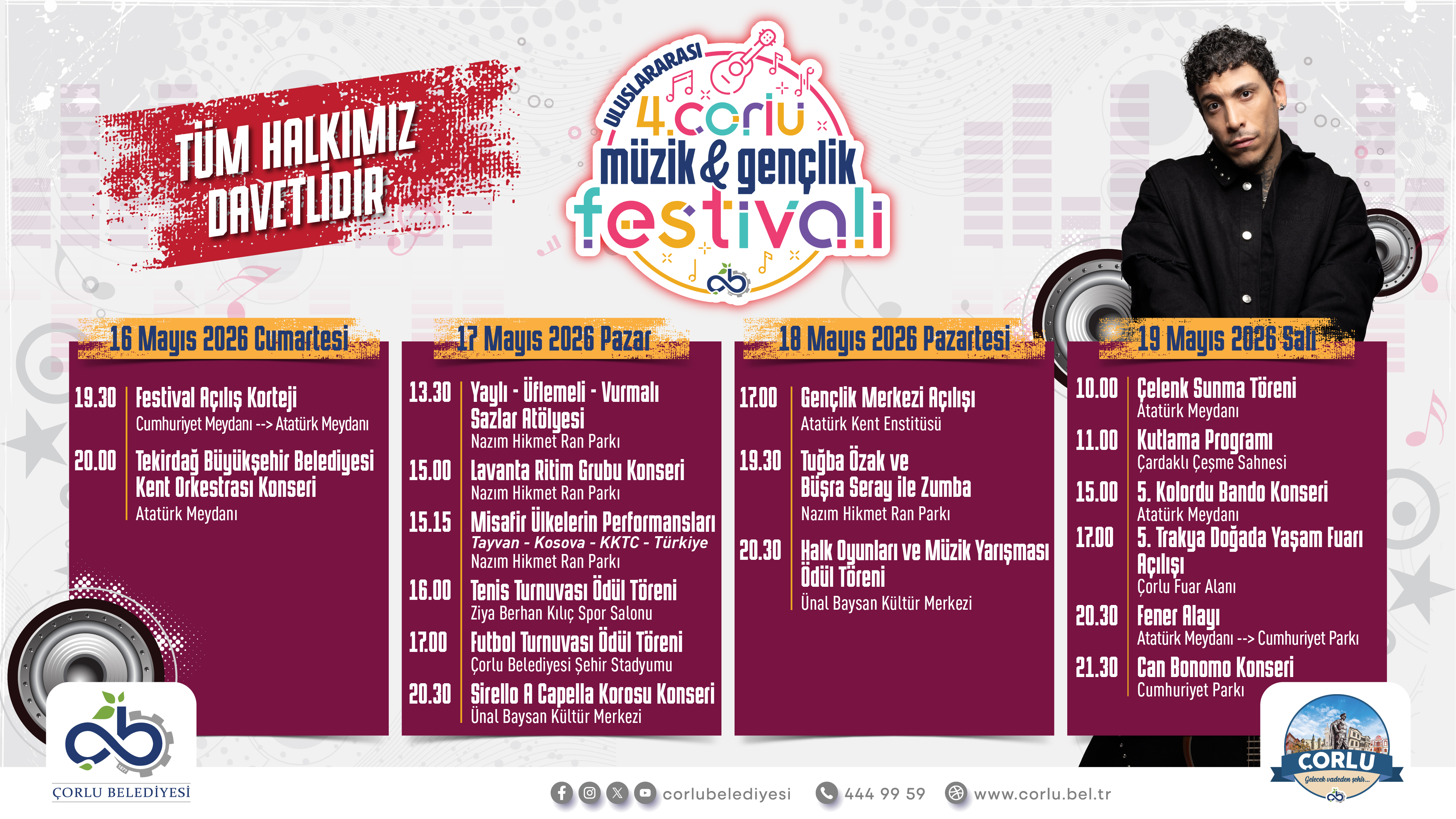 �orlu`da Festival Co�kusu Ba�l�yor