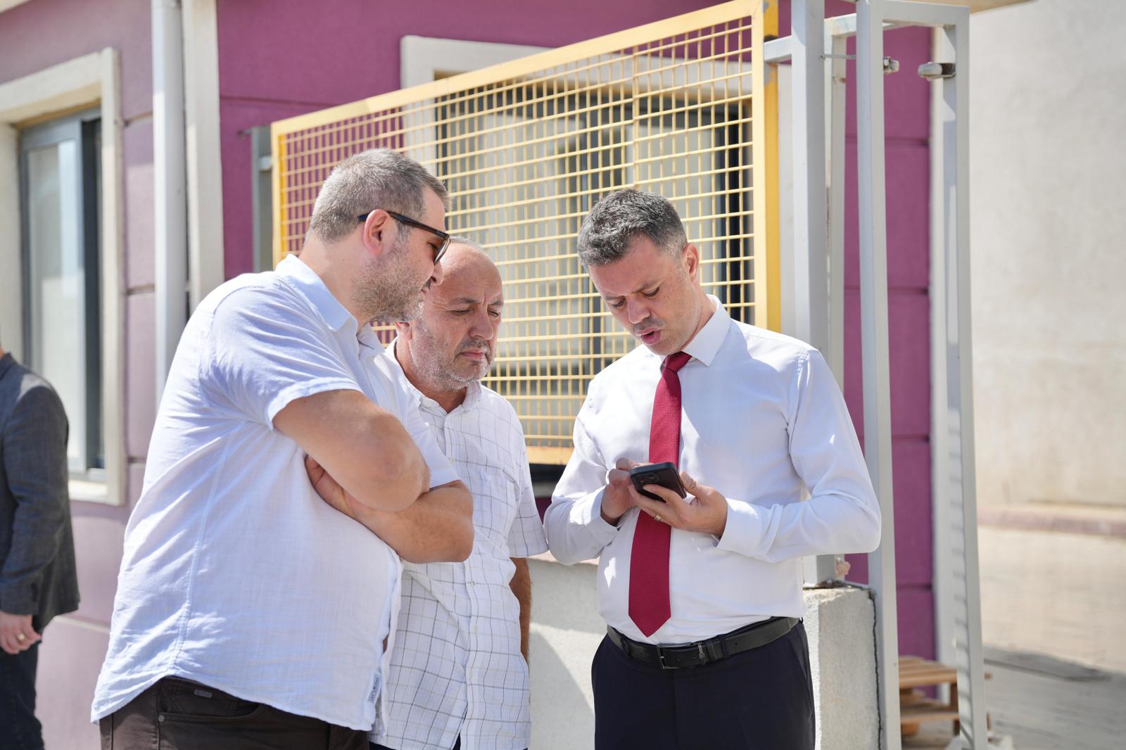 Bakan Sarkurt, Zafer Mahallesi`ndeki almalar Yerinde nceledi