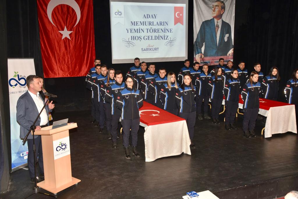 Zabta Aday Memurlarnn Yemin Treni Gerekletirildi