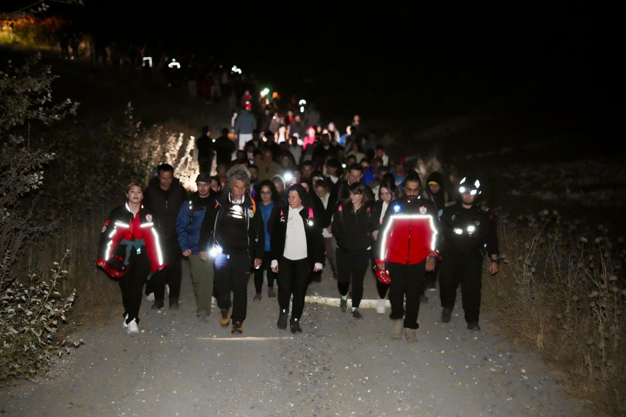 Avrupa Hareketlilik Haftas`nda Gece Doa Yry Dzenlendi