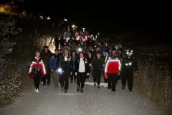 Avrupa Hareketlilik Haftas`nda Gece Doa Yry Dzenlendi