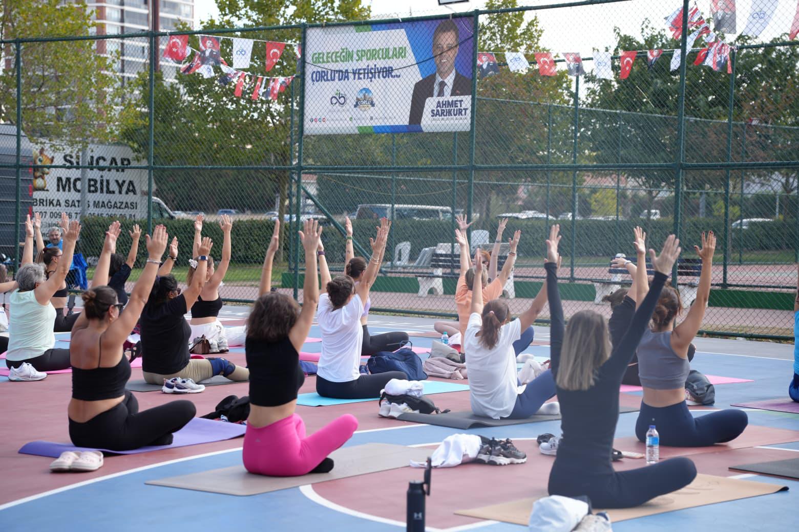 Patifestin kinci Gnne Yoga ile Zinde Balang