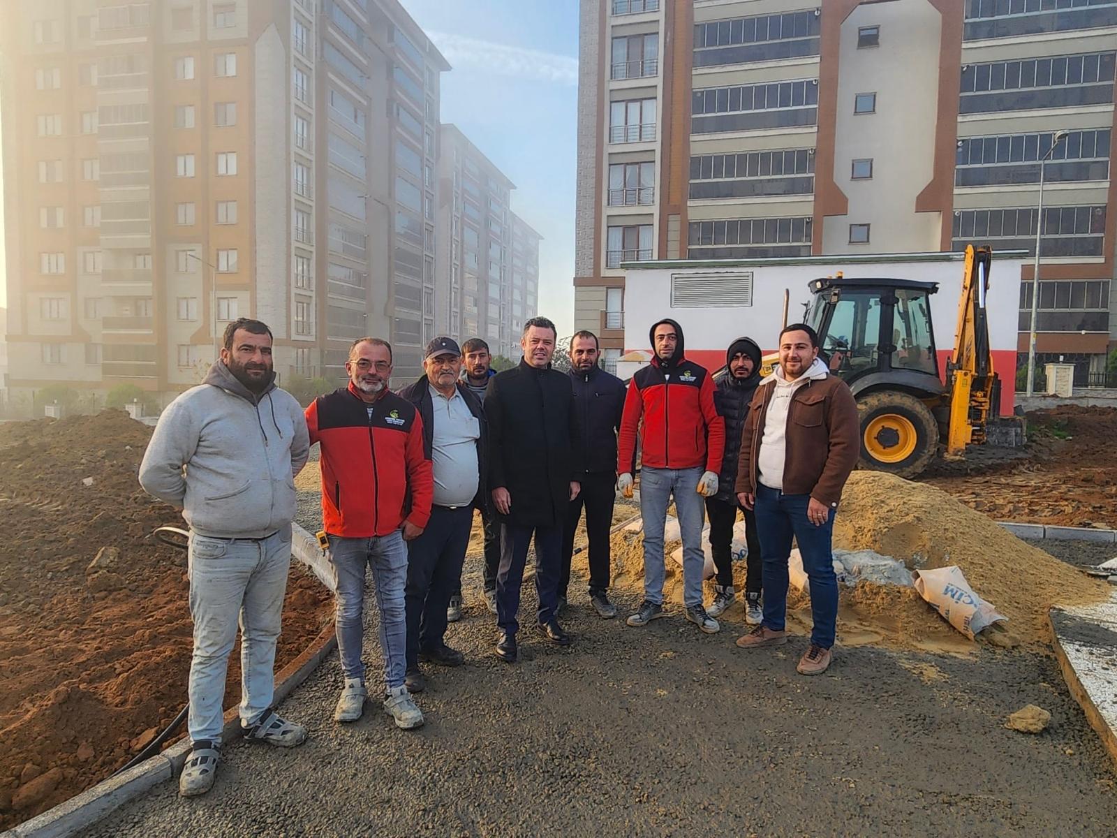 Ba�kan Sar�kurt �eyhsinan Mahallesi`ndeki �al��malar� Yerinde �nceledi