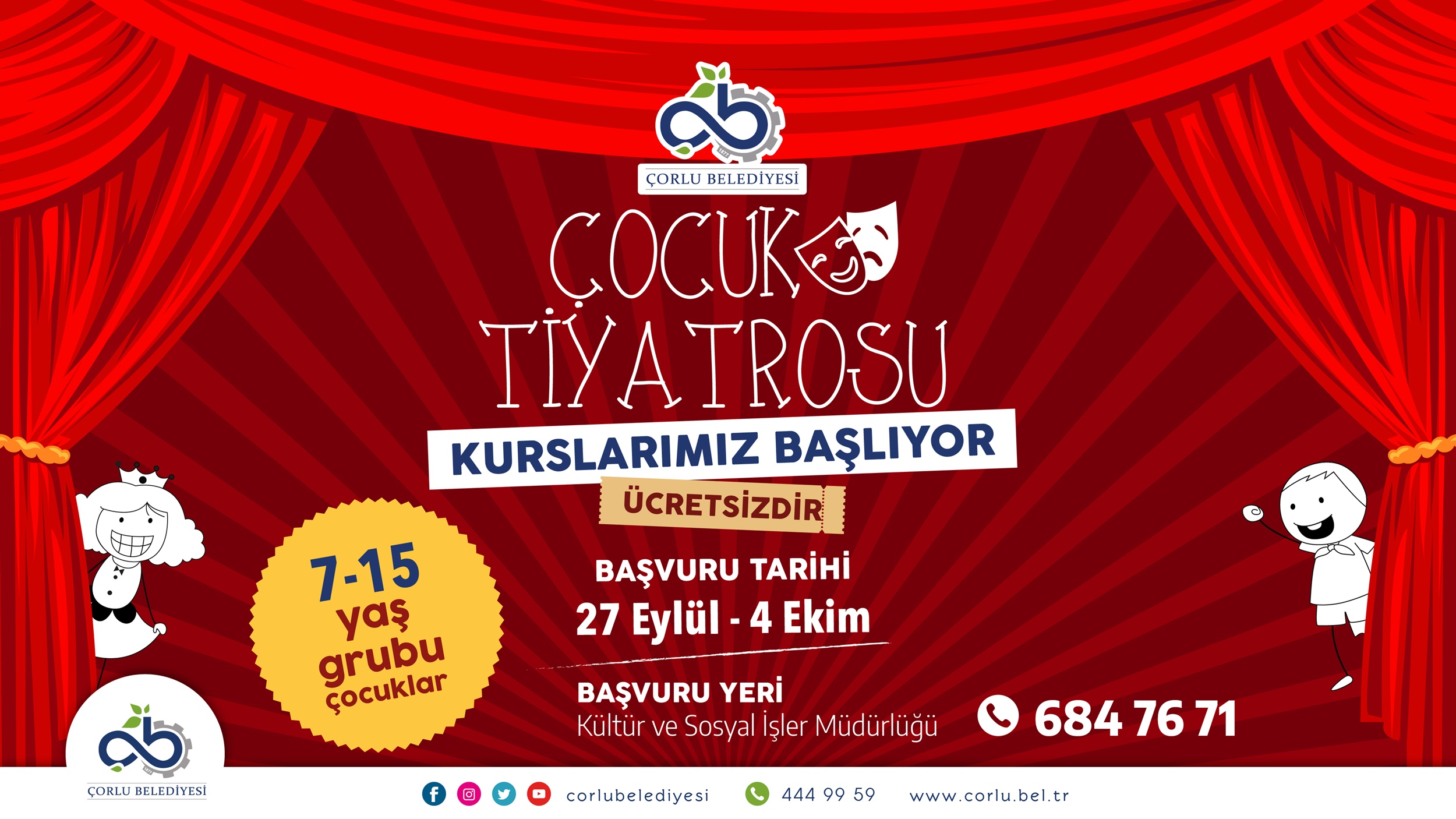 ocuk Tiyatrosu Kursumuz Balyor!