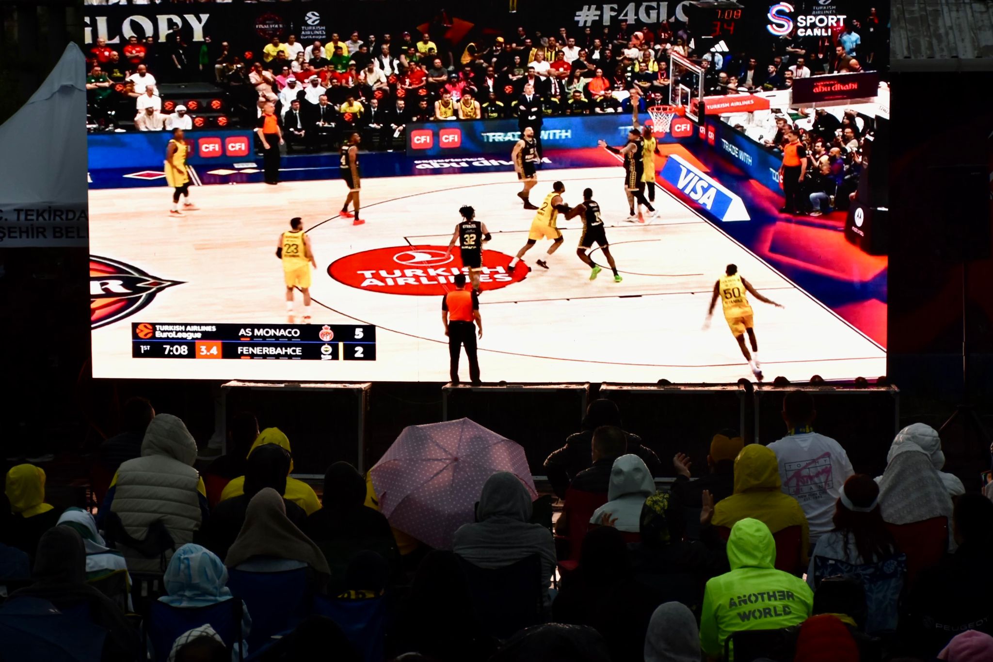 orlu`da Final Four Heyecan Dev Ekranda Yaand