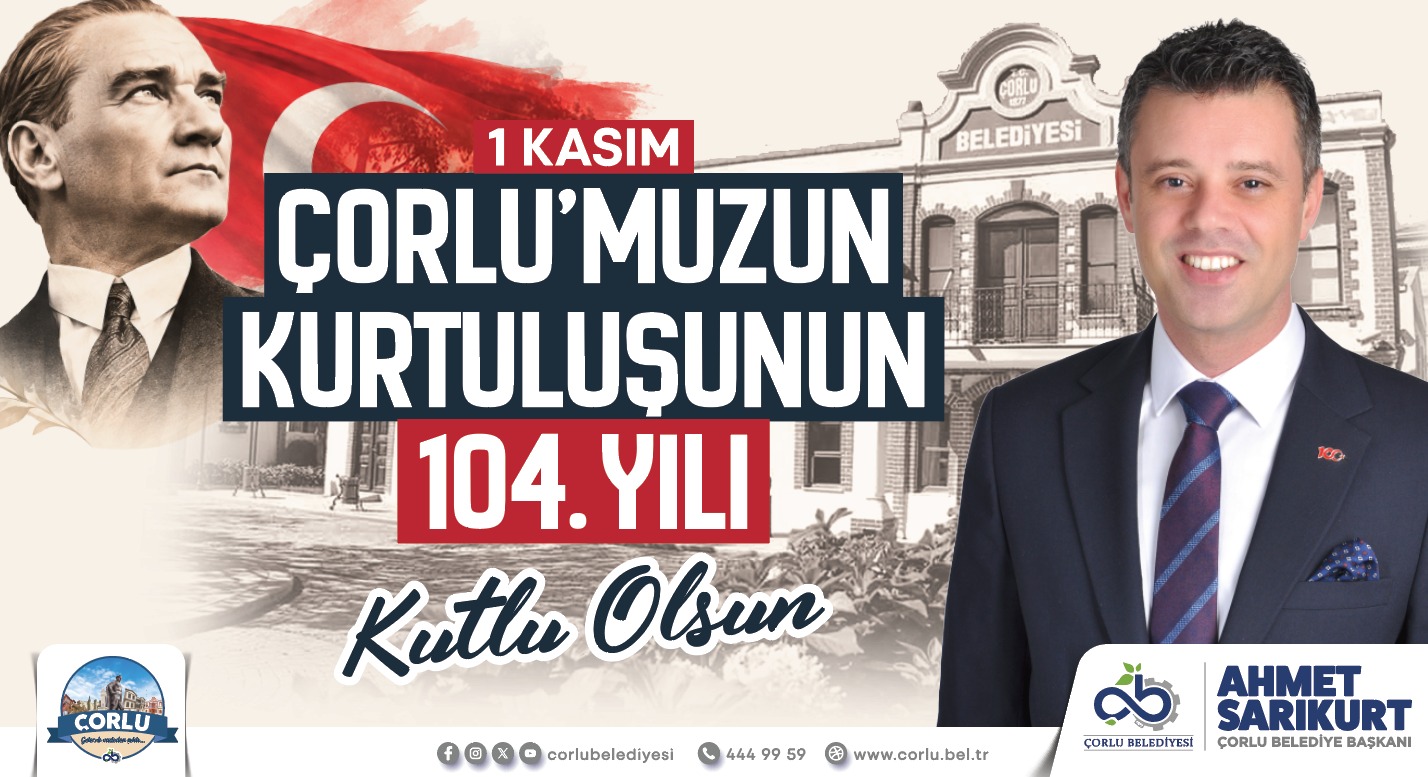 Ba�kan Sar�kurt`tan 1 Kas�m Kutlamas�