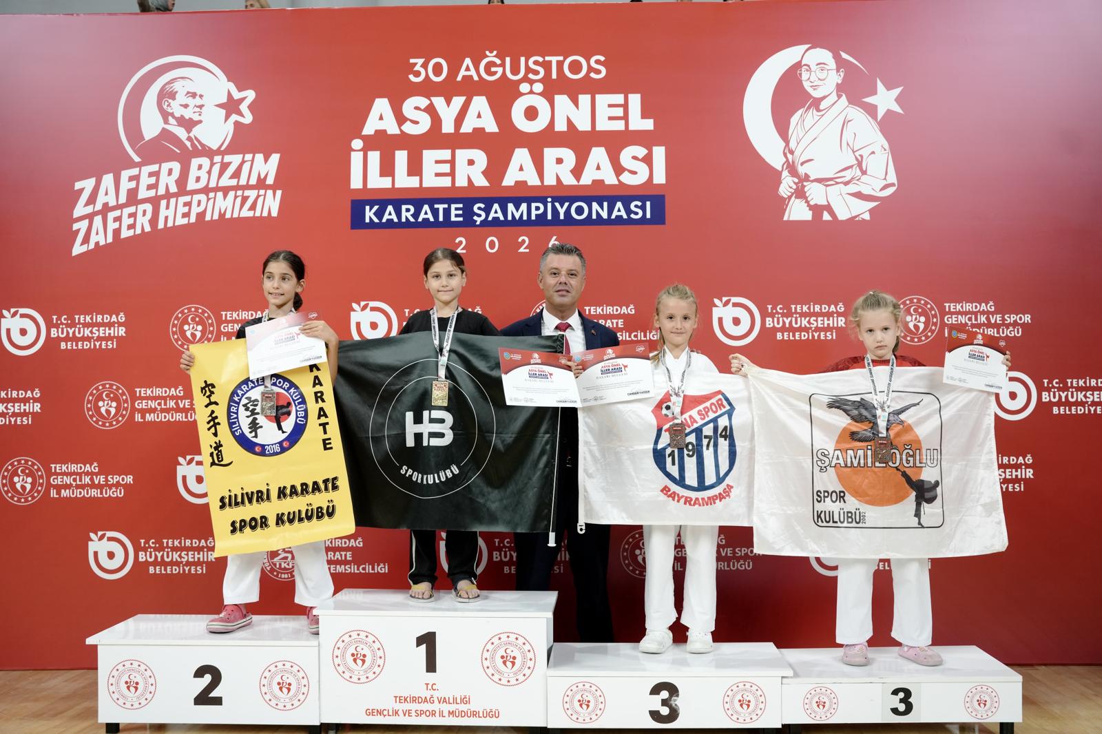 Asya �nel T�rkiye Minikler Karate �ampiyonas� �orlu`da Ger�ekle�tirildi