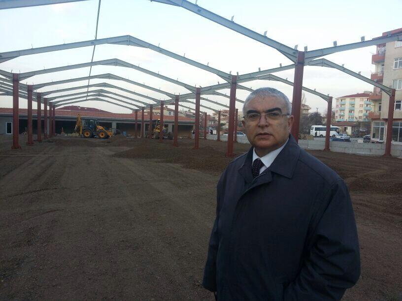 Kapal� Pazar Yeri �n�aat �al��malar� Devam Ediyor