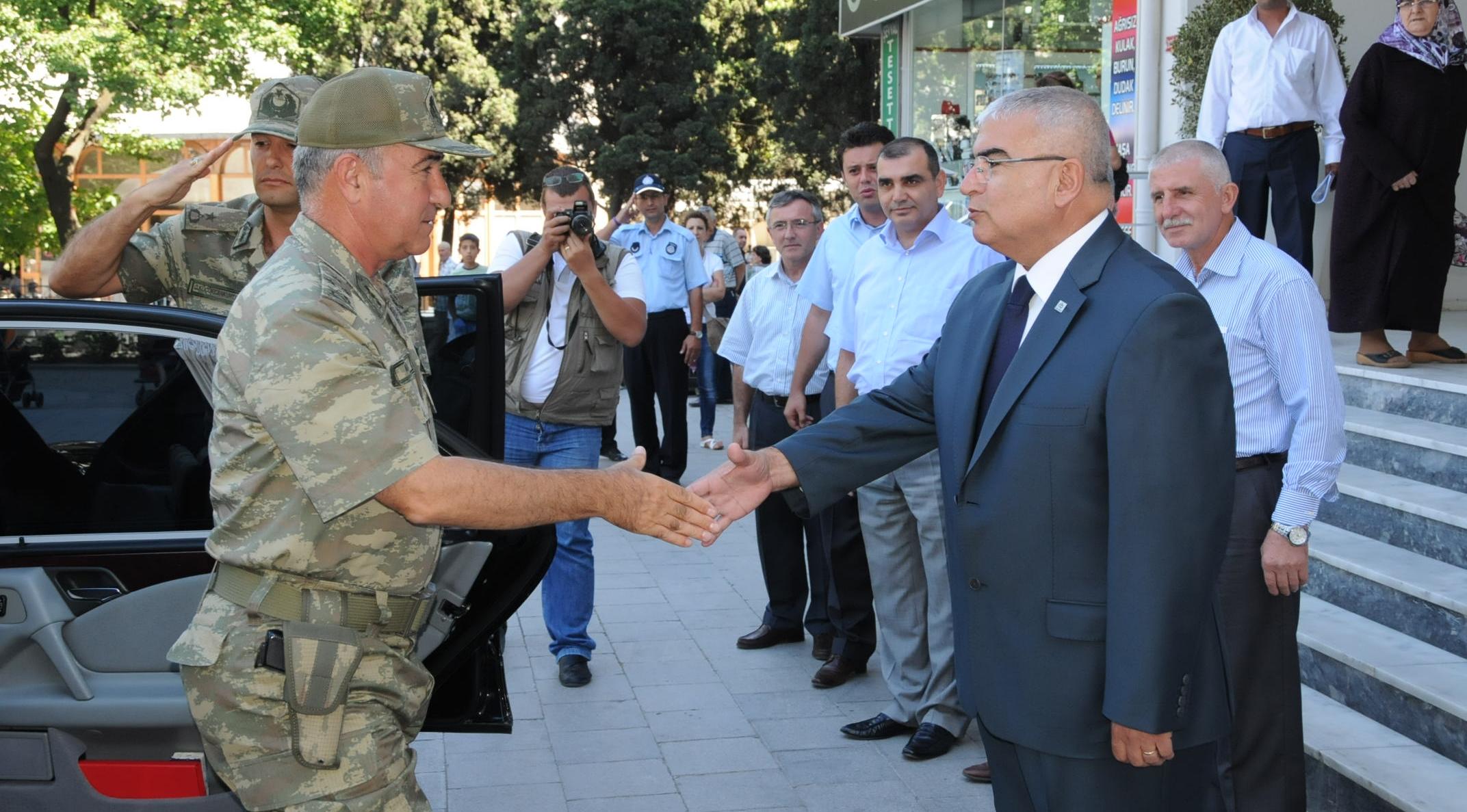 Korgeneral Altntatan Baysana Ziyaret