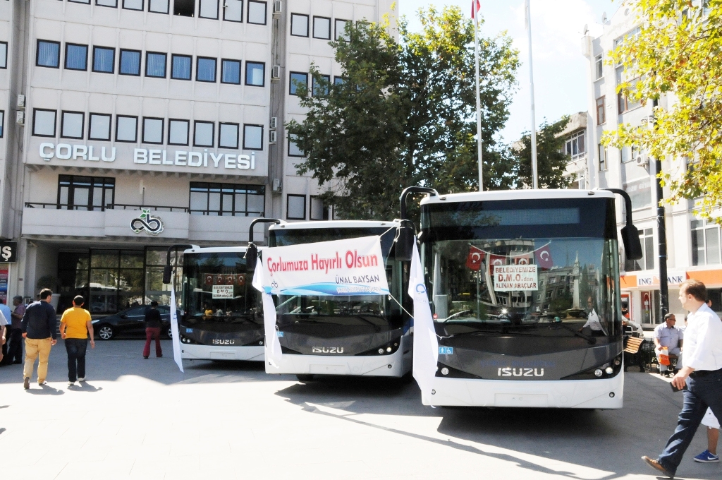 Belediyemiz 6 Adet Yeni Halk Otobs Ald