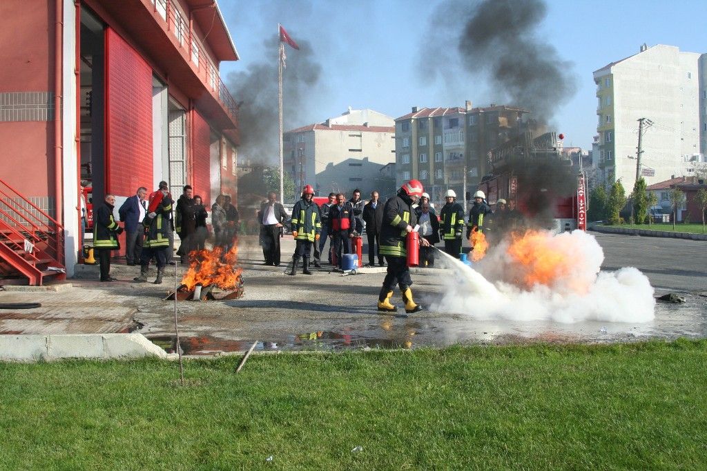Belediye Personeline Yangn Eitimi