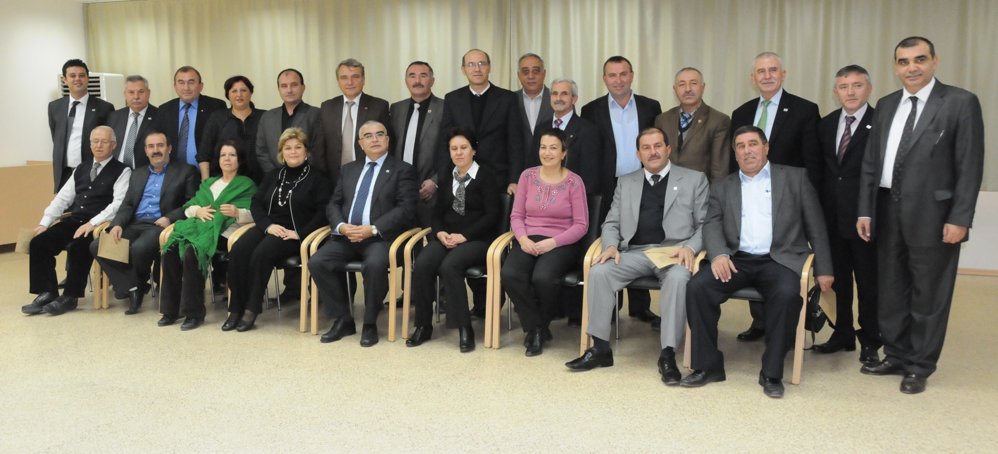 Ba�kan Baysan Muhtarlarla Toplant� Yapt�