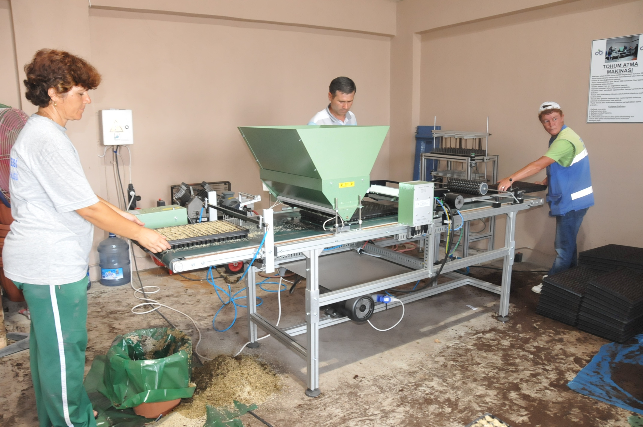 Seramzda 1 Milyon iek Tohumu Ekildi