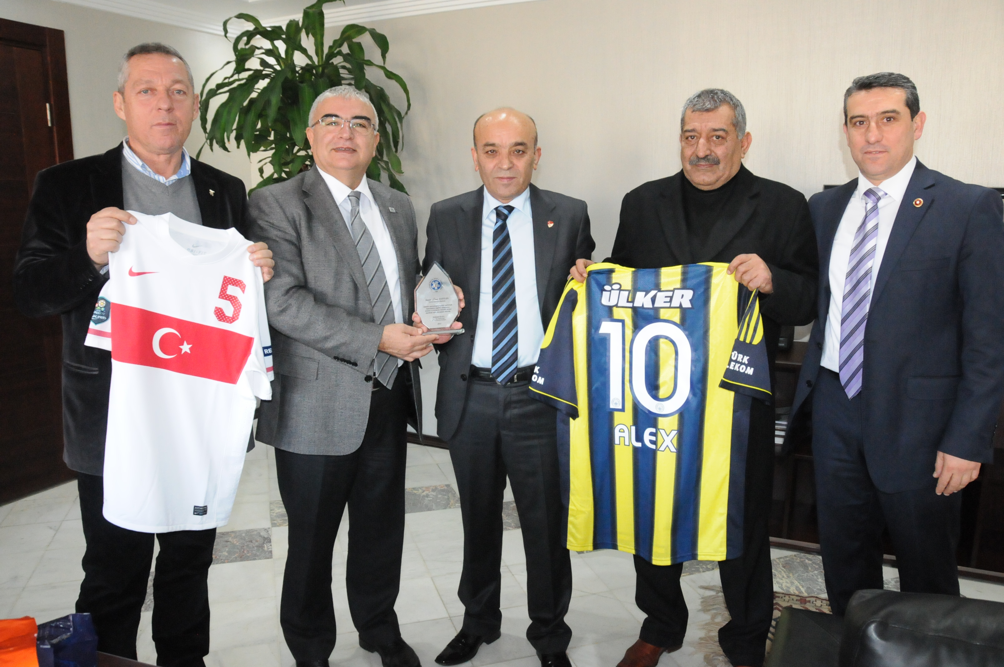 ASKF Y�netiminden Ba�kan Baysan�a Ziyaret