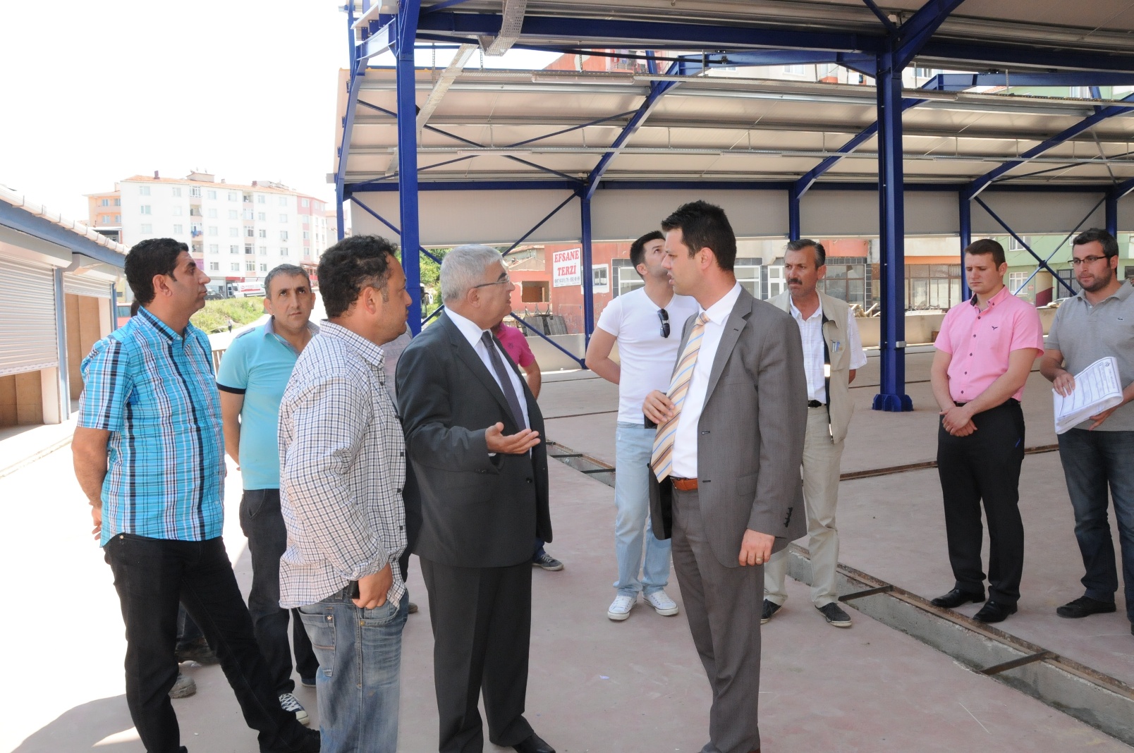 Bakan Baysan Devam Eden Projeleri Yerinde nceledi