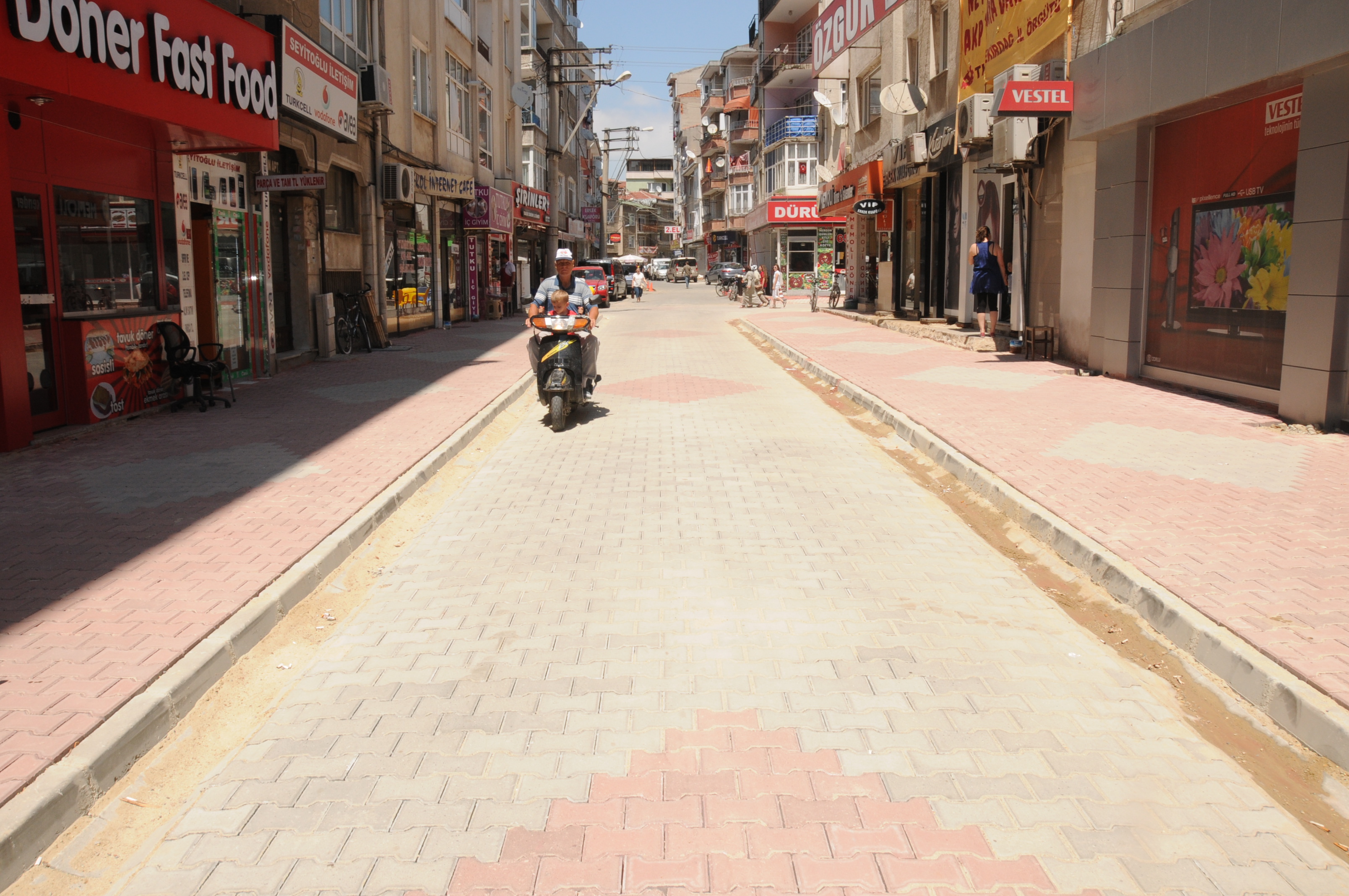 Meneke ve Boyaclar Sokaklar Kilit Tayla Kapland
