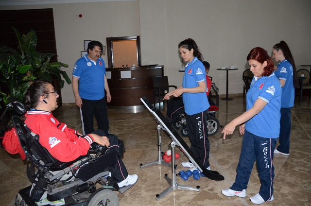Trkiye Paralimpik Boccia Milli Takm orluda Kampa Girdi