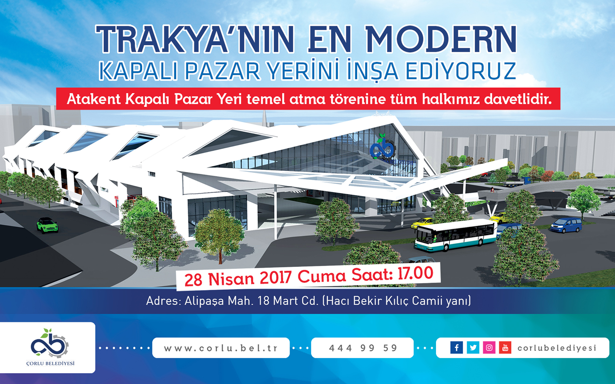 Atakent Kapal Pazar Yerinin Temelini Atyoruz