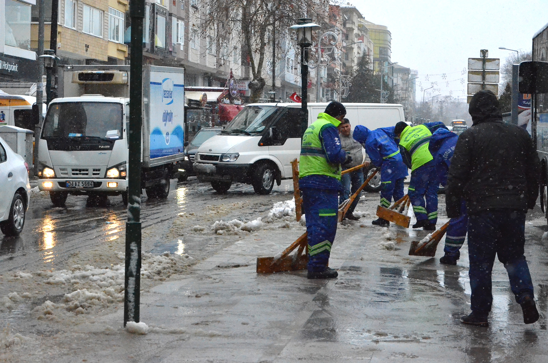 Ekiplerimiz Kar Ya Tedbirlerini Artrd