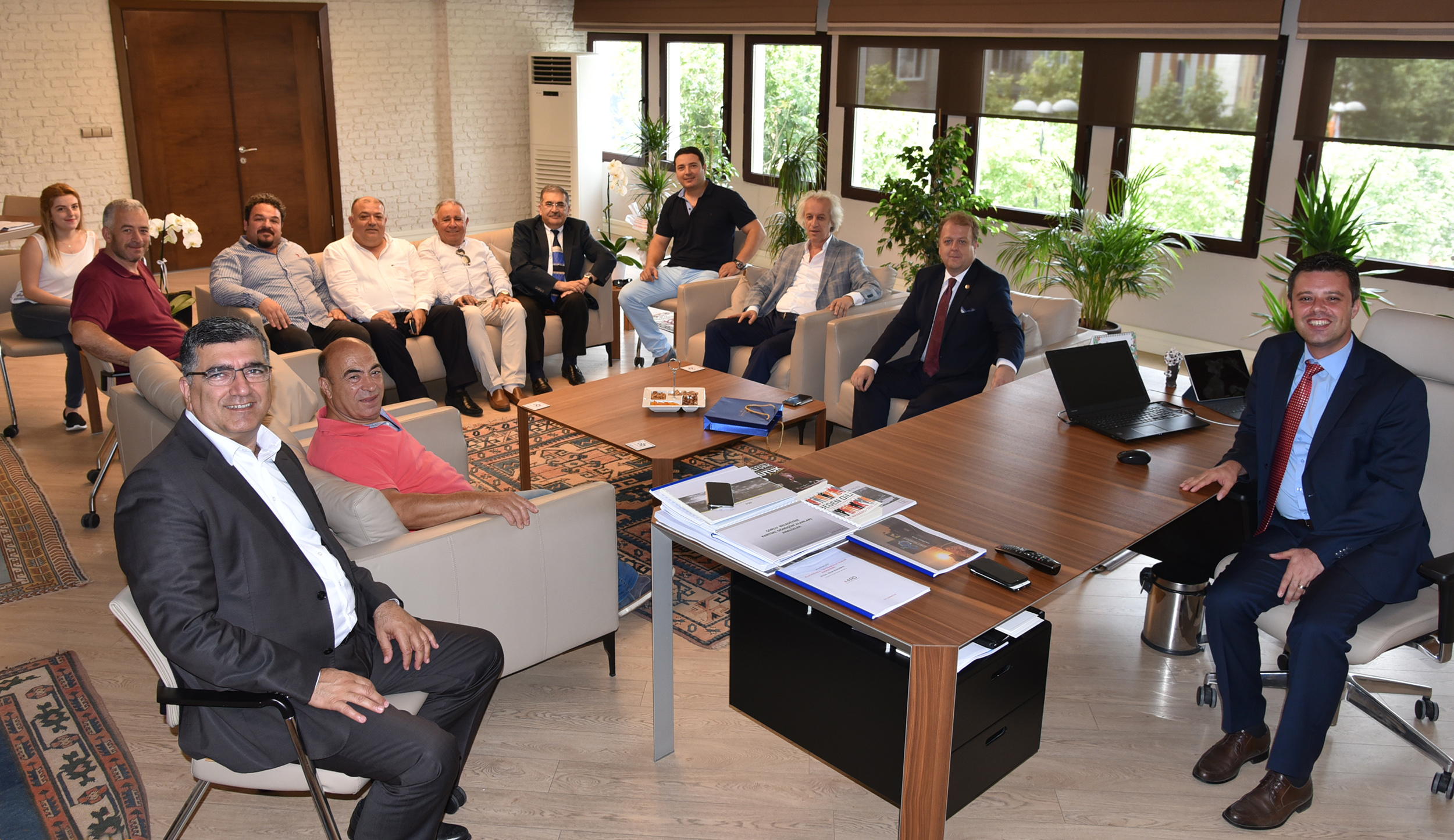 ��SAD�dan Ba�kan Sar�kurt�a Ziyaret