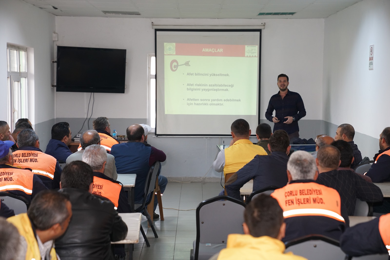 Belediye Personeline Afet Eitimi Verildi