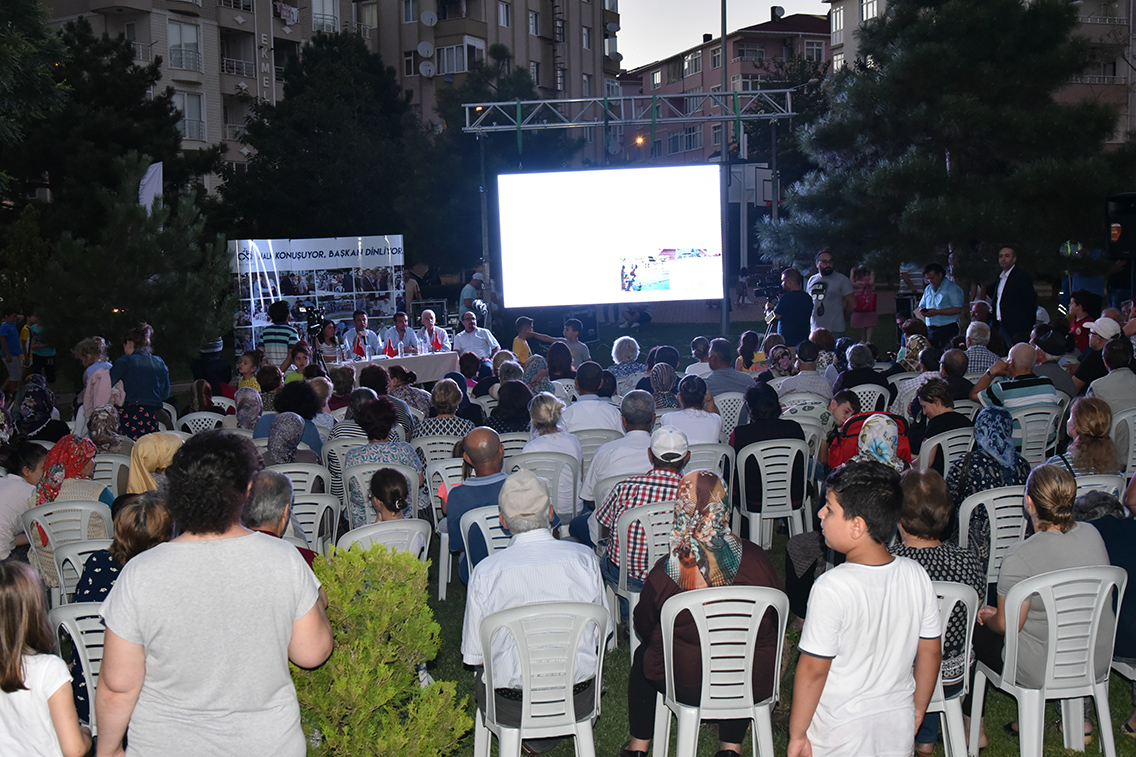 Ba�kan Sar�kurt �oban�e�me Mahalle Sakinleriyle Bulu�tu