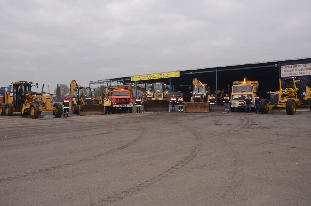 �orlu Belediyesi Karla M�cadeleye Haz�r