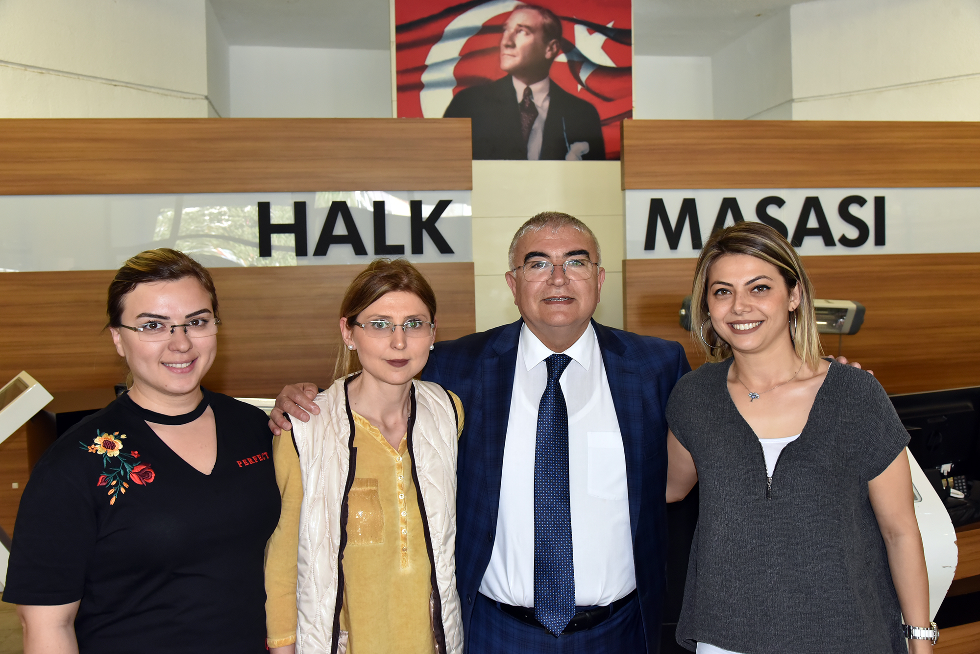 �stifa Eden Ba�kan Baysan�dan Personele Veda Ziyareti